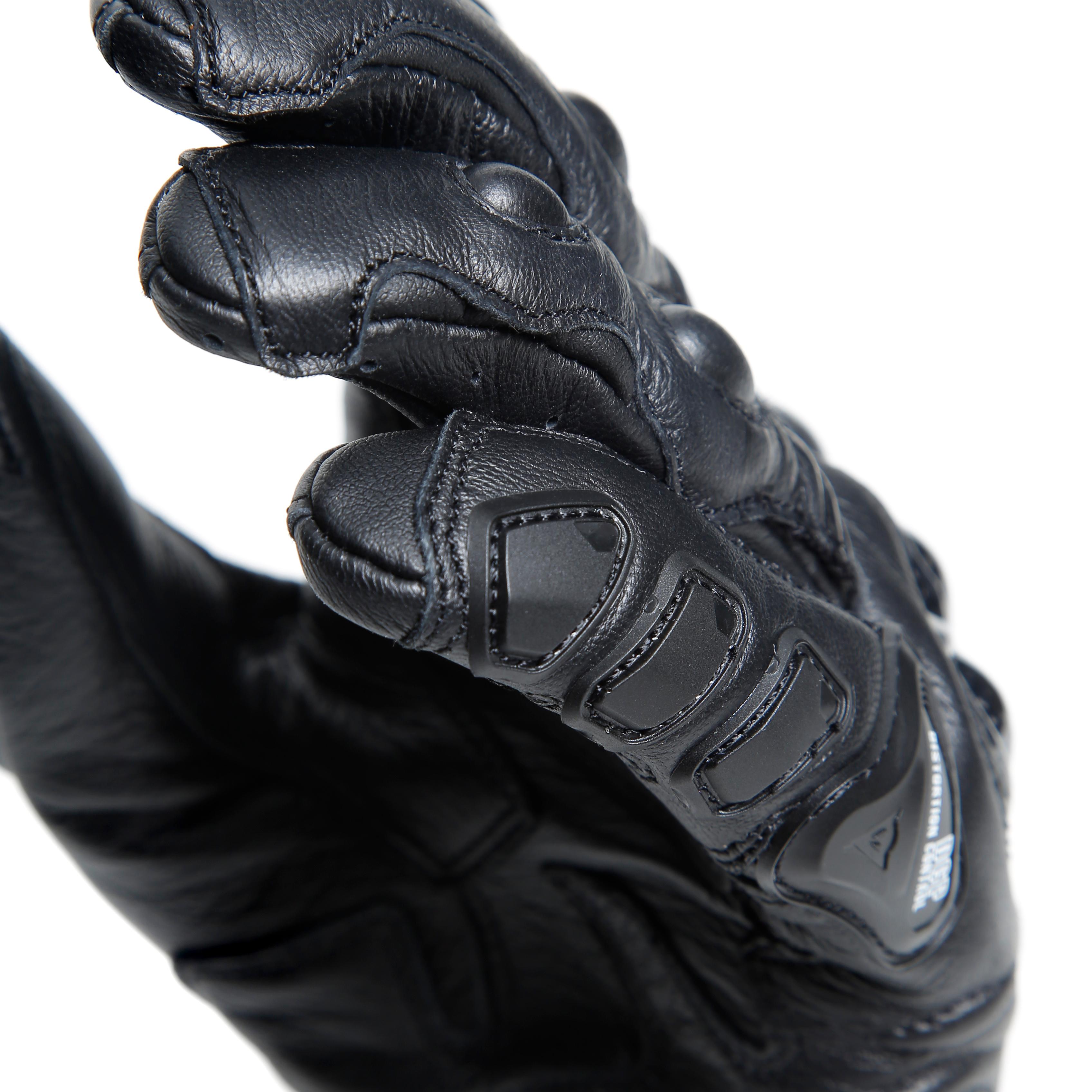 DRUID 4 - GUANTI MOTO IN PELLE UOMO - BLACK/BLACK/CHARCOAL-GREY - 15