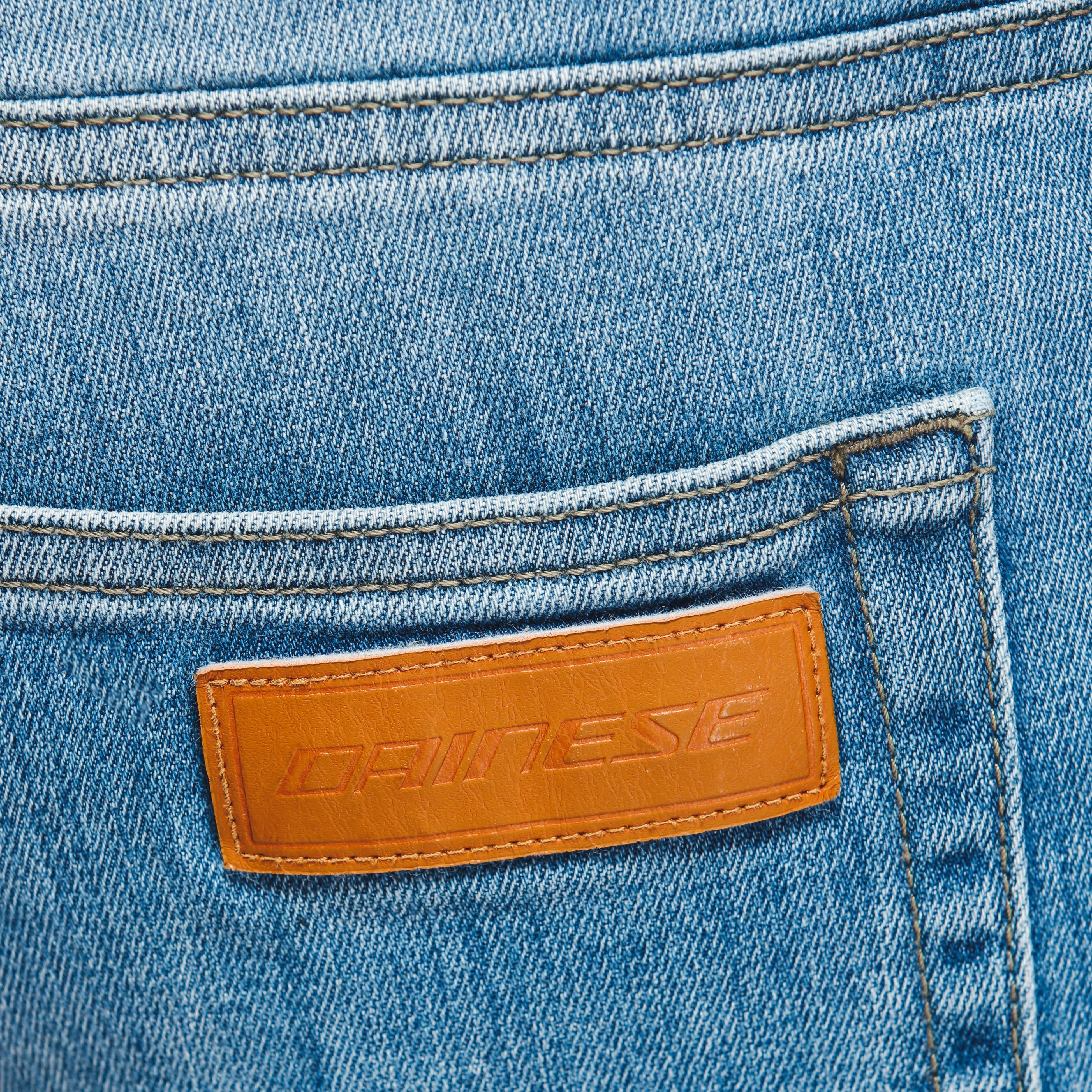 DENIM STONE SLIM - MEN'S MOTORCYCLE JEANS - LIGHT-BLUE - 8