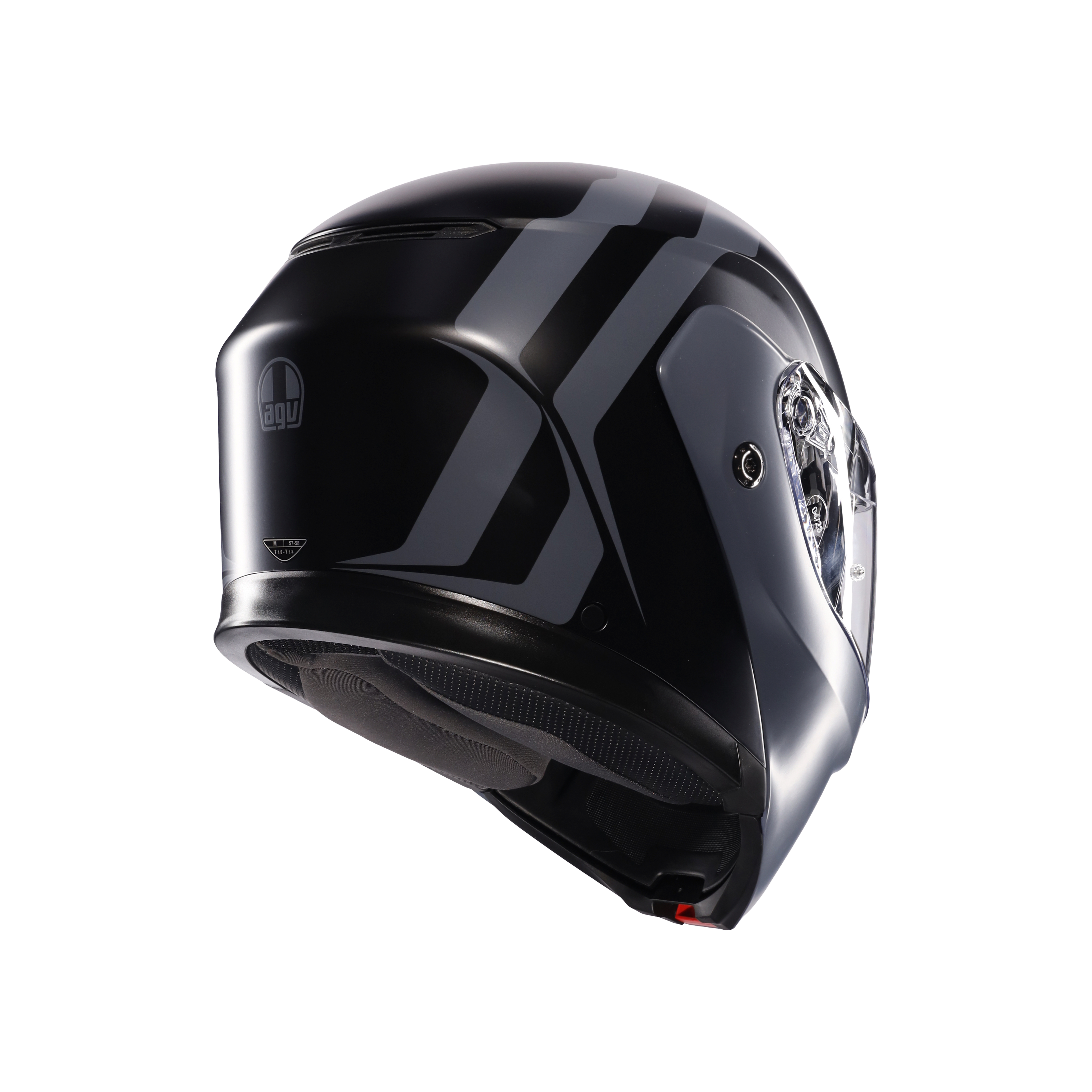 STREETMODULAR RESIA MATT BLACK/GREY - MOTORBIKE FLIP UP HELMET DOT(E2206) -  - 6