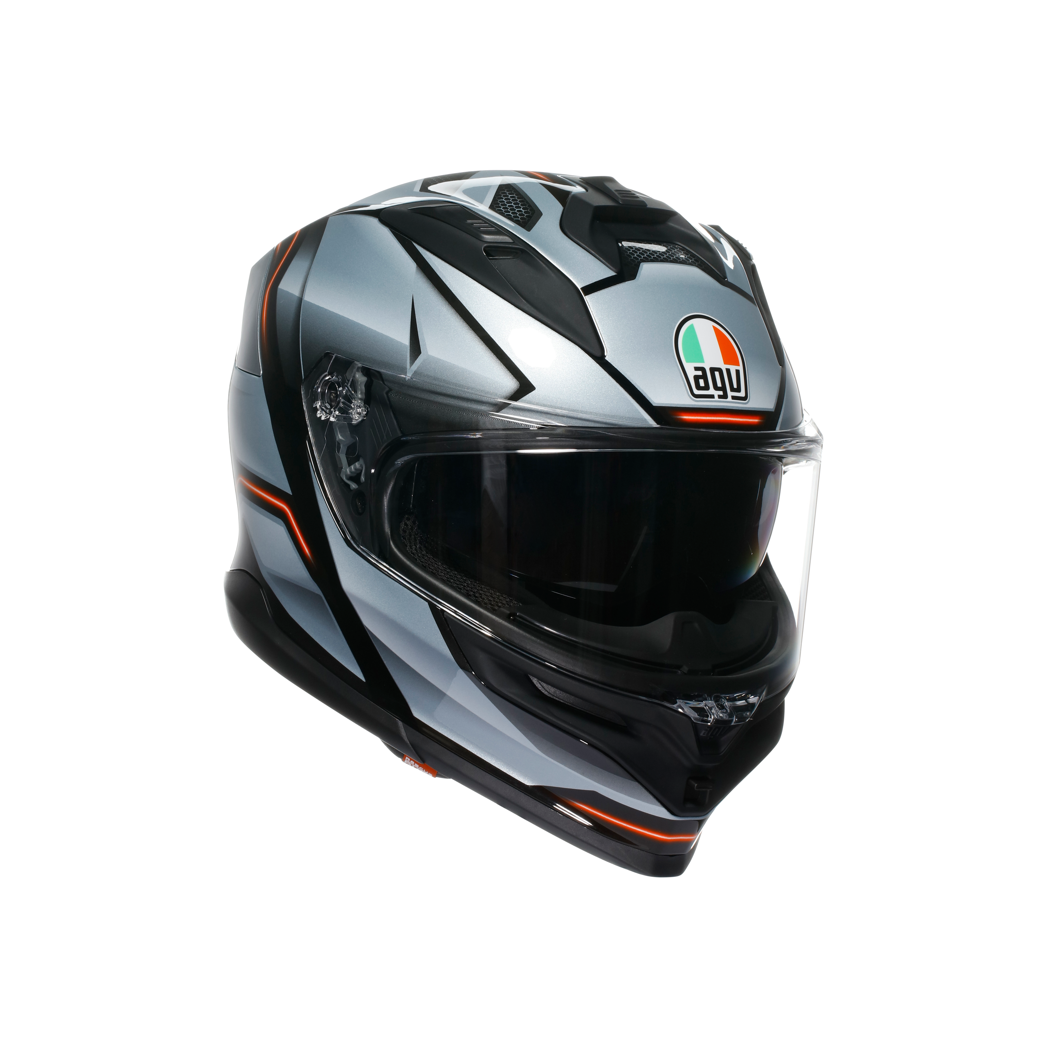 K7 MPLK JAEGER BLACK/SILVER - CASQUE MOTO INT&Eacute;GRAL E2206 -  - 1