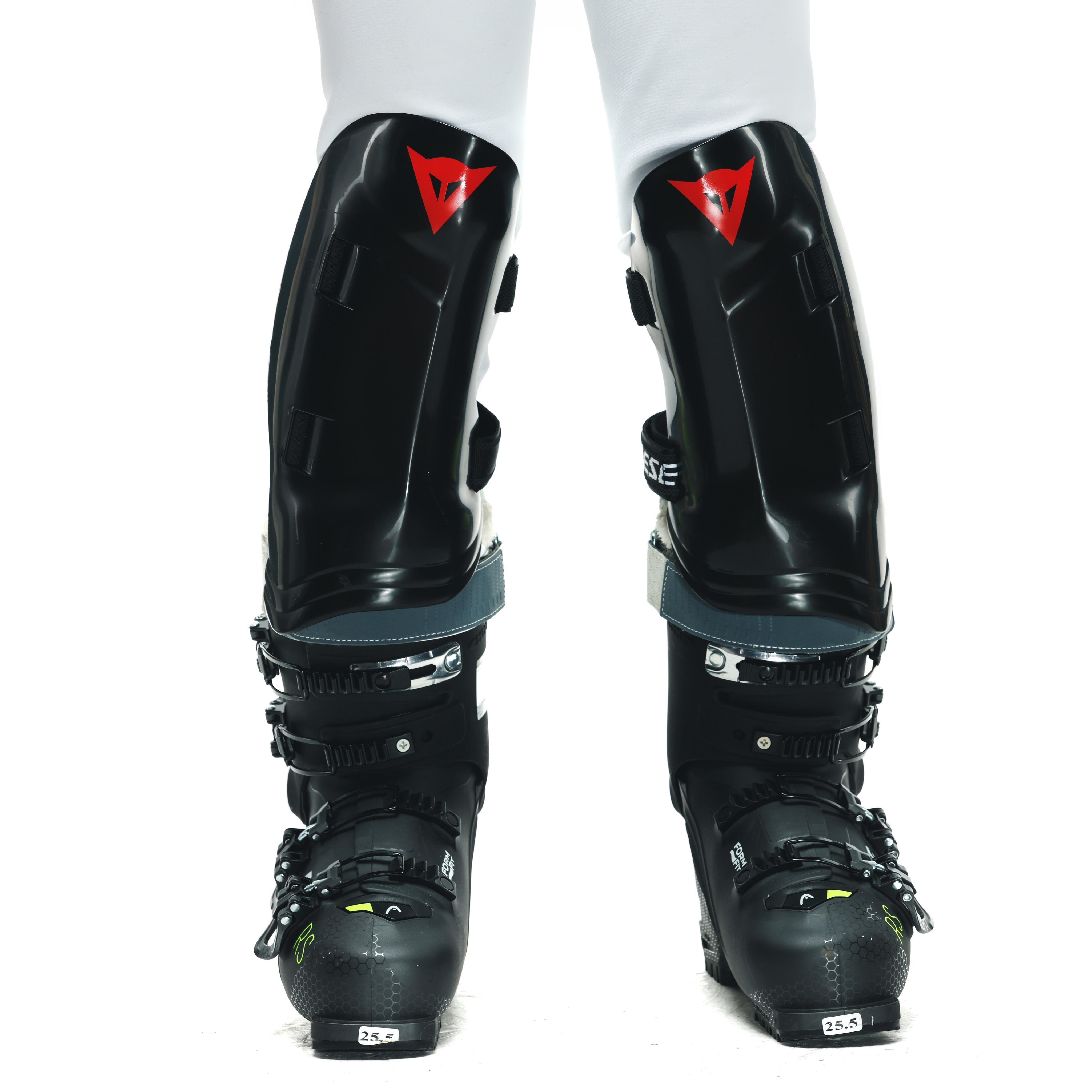 KID'S SCARABEO R001 SKI SHIN GUARDS - BLACK - 1
