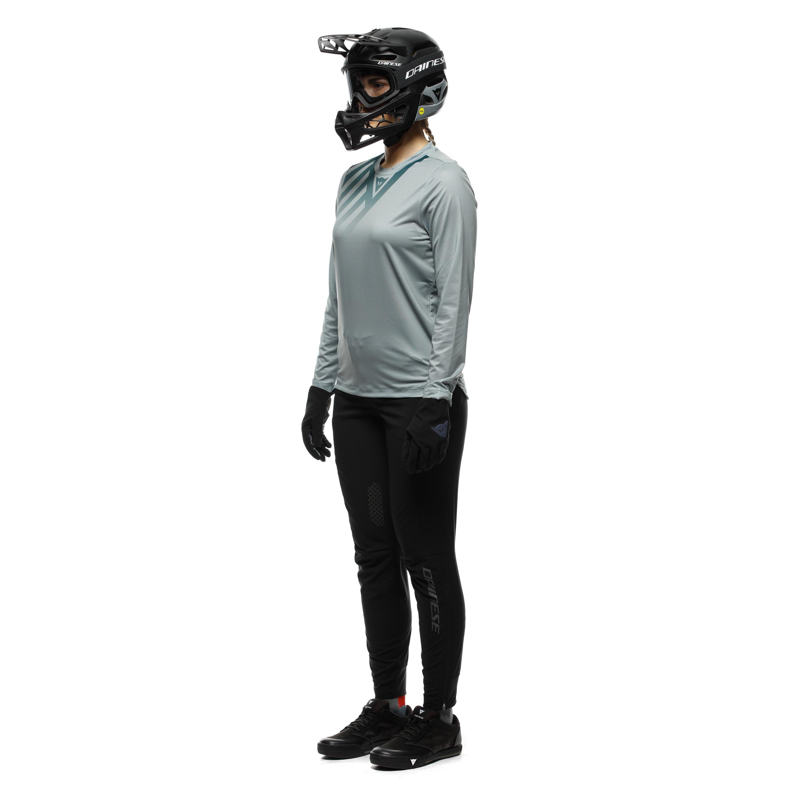 HG AER JERSEY LS - WOMEN'S LONG SLEEVE BIKE T-SHIRT - GREEN-WATER - 3