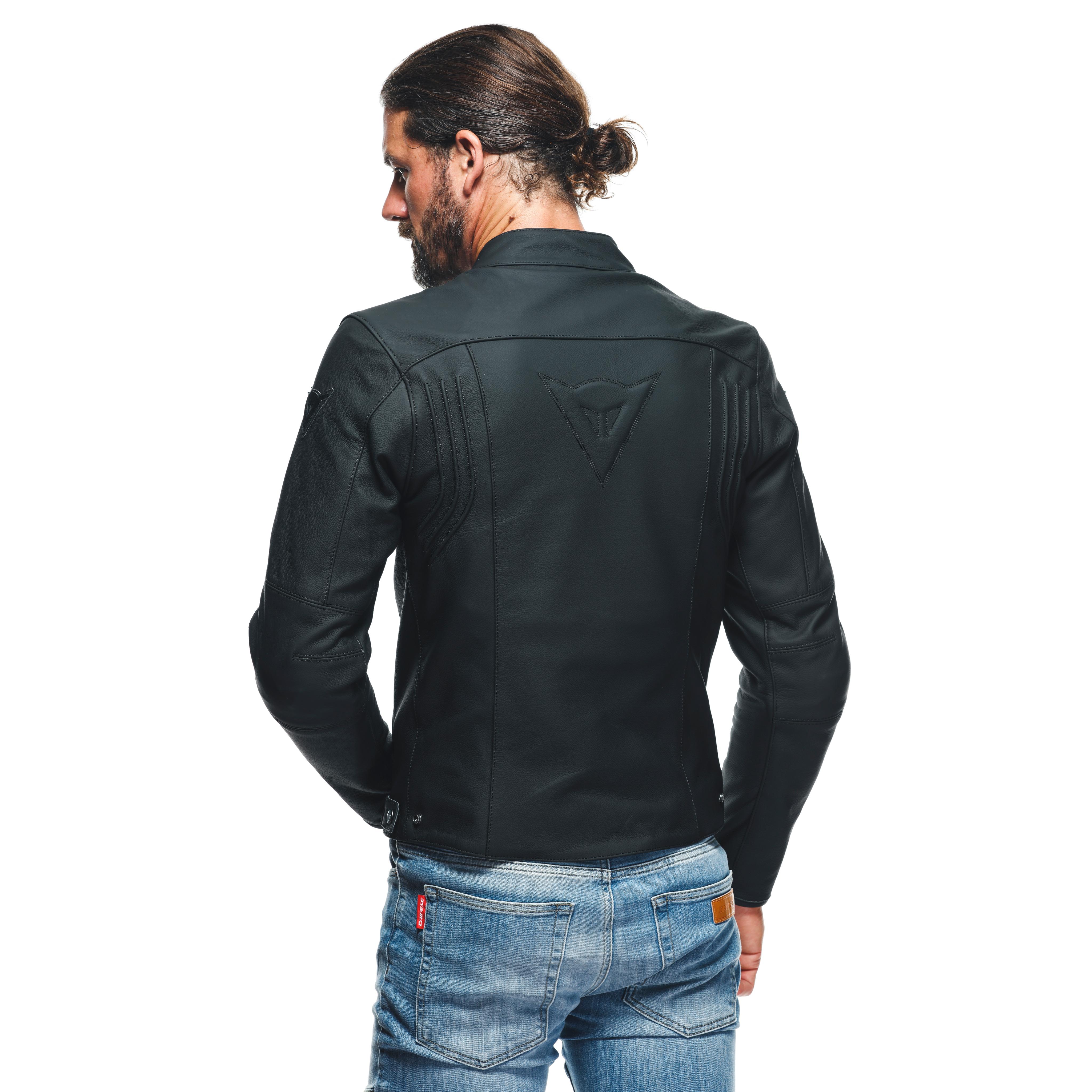 RAZON 2 - MEN'S MOTORCYCLE LEATHER JACKET | BLACK | Dainese