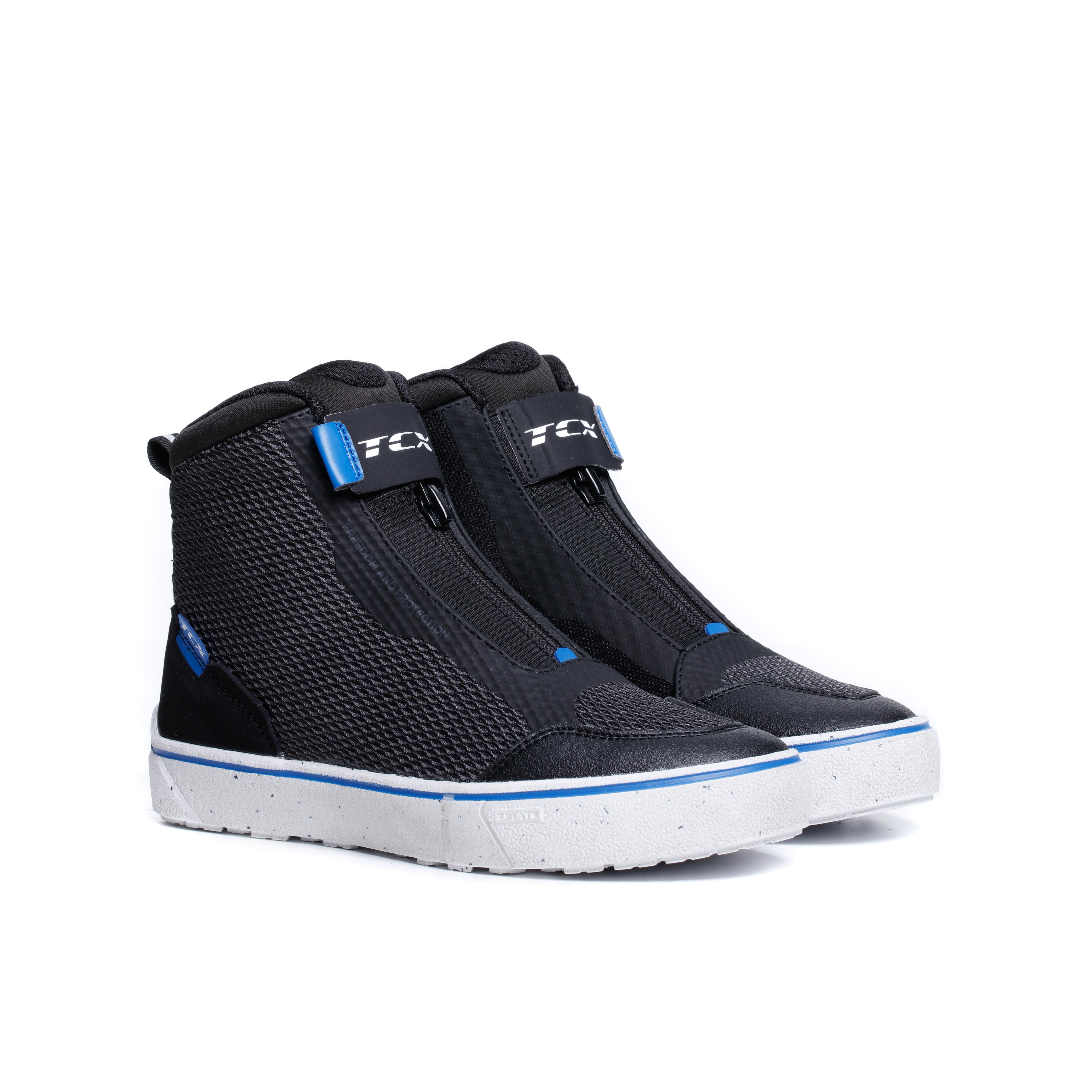 IKASU 2 AIR SUMMER MOTORCYCLE SHOES WOMEN - BLACK/ELECTRIC BLUE -  - 1
