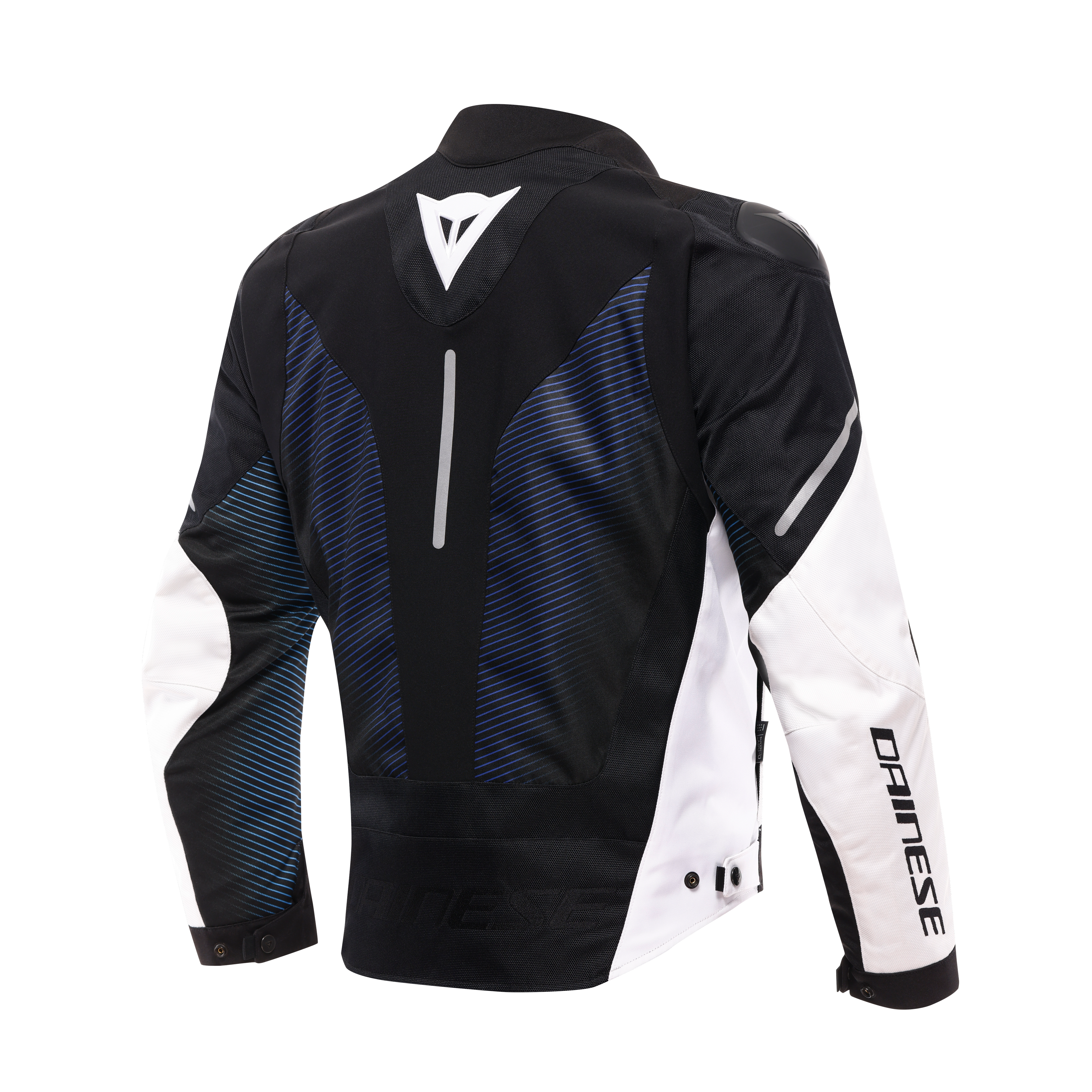 SUPER SPRINT D-DRY - MEN'S WATERPROOF MOTORCYCLE JACKET - BLACK/BLUE/WHITE - 2