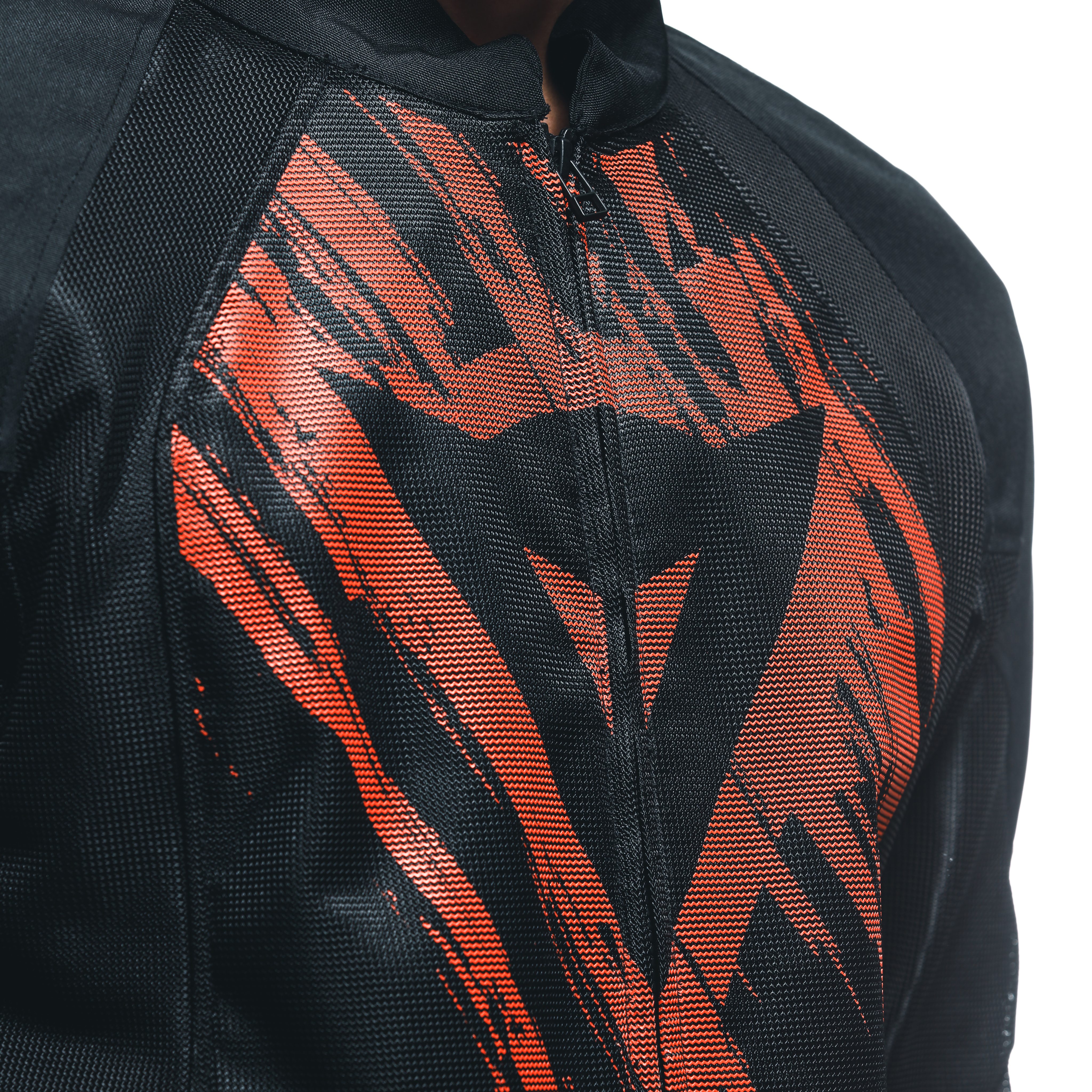 HEROSPHERE AIR - MEN SUMMER MOTORCYCLE JACKET - BLACK/RED TARMAC - 7