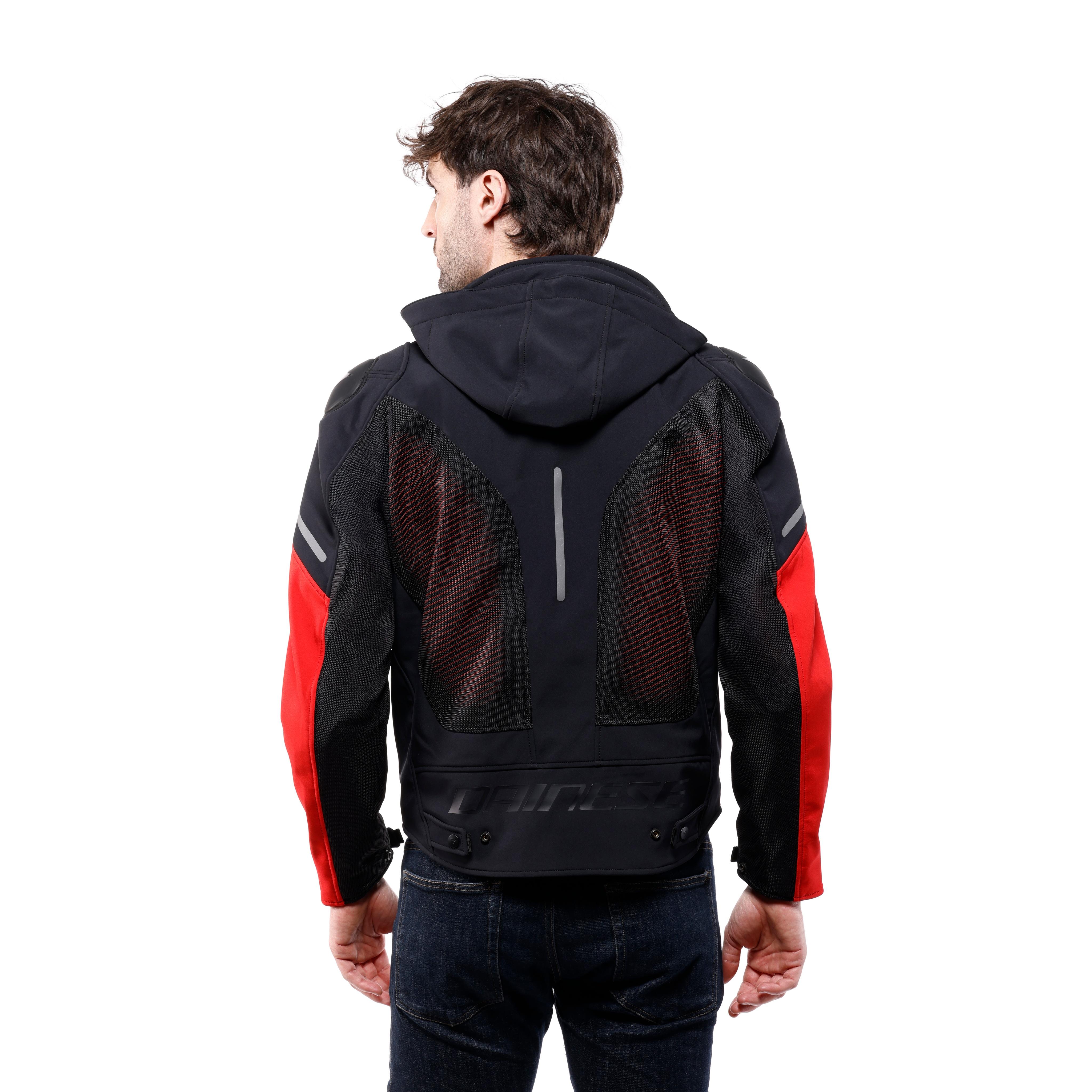 SUPER SPRINT AIR TEX - MEN'S SUMMER MESH MOTORCYCLE JACKET - BLACK/WHITE/RED - 4