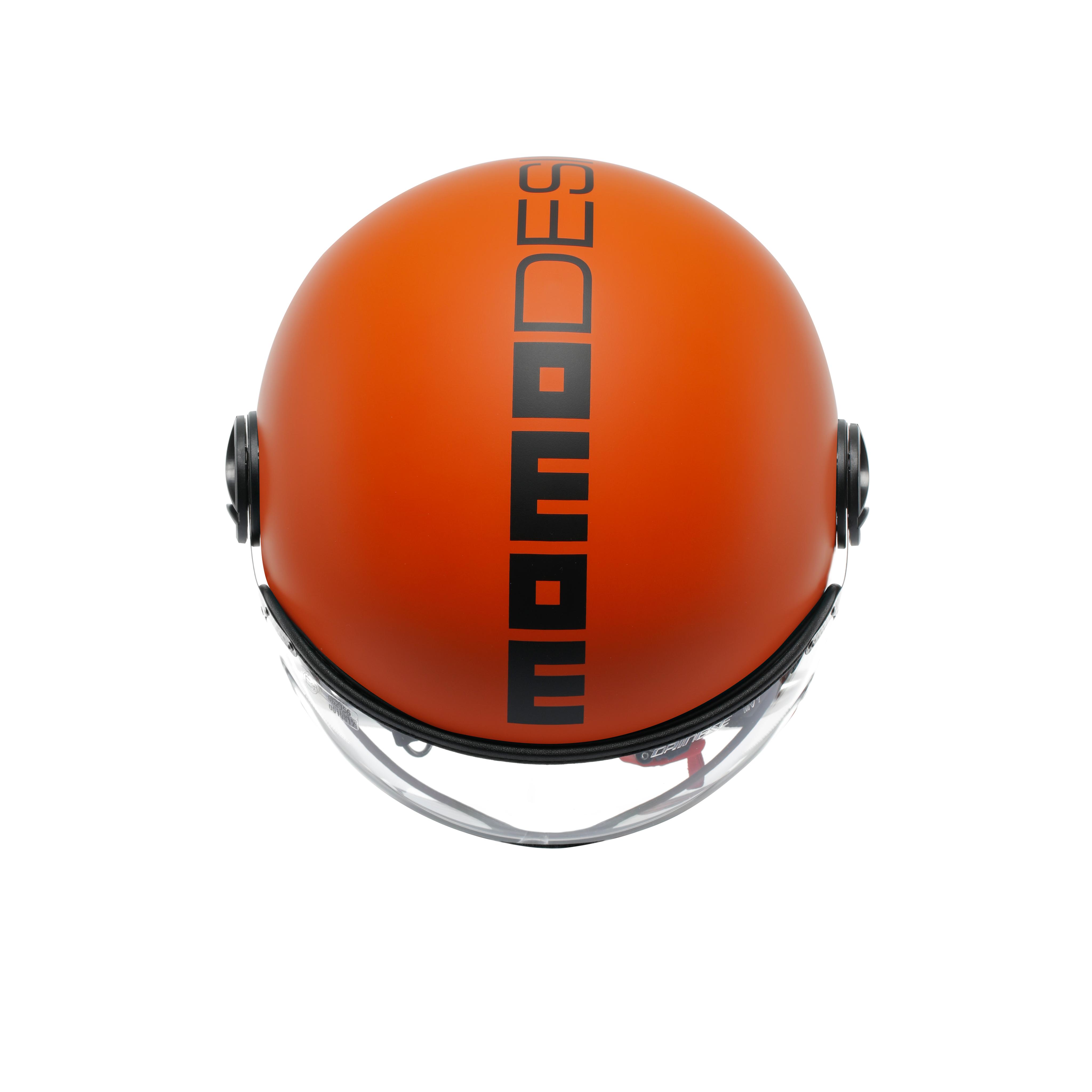 MOMODESIGN FGTR CLASSIC MAT ORANGE / NOIR - CASQUE JET AVEC VISI&Egrave;RE E2206 -  - 4