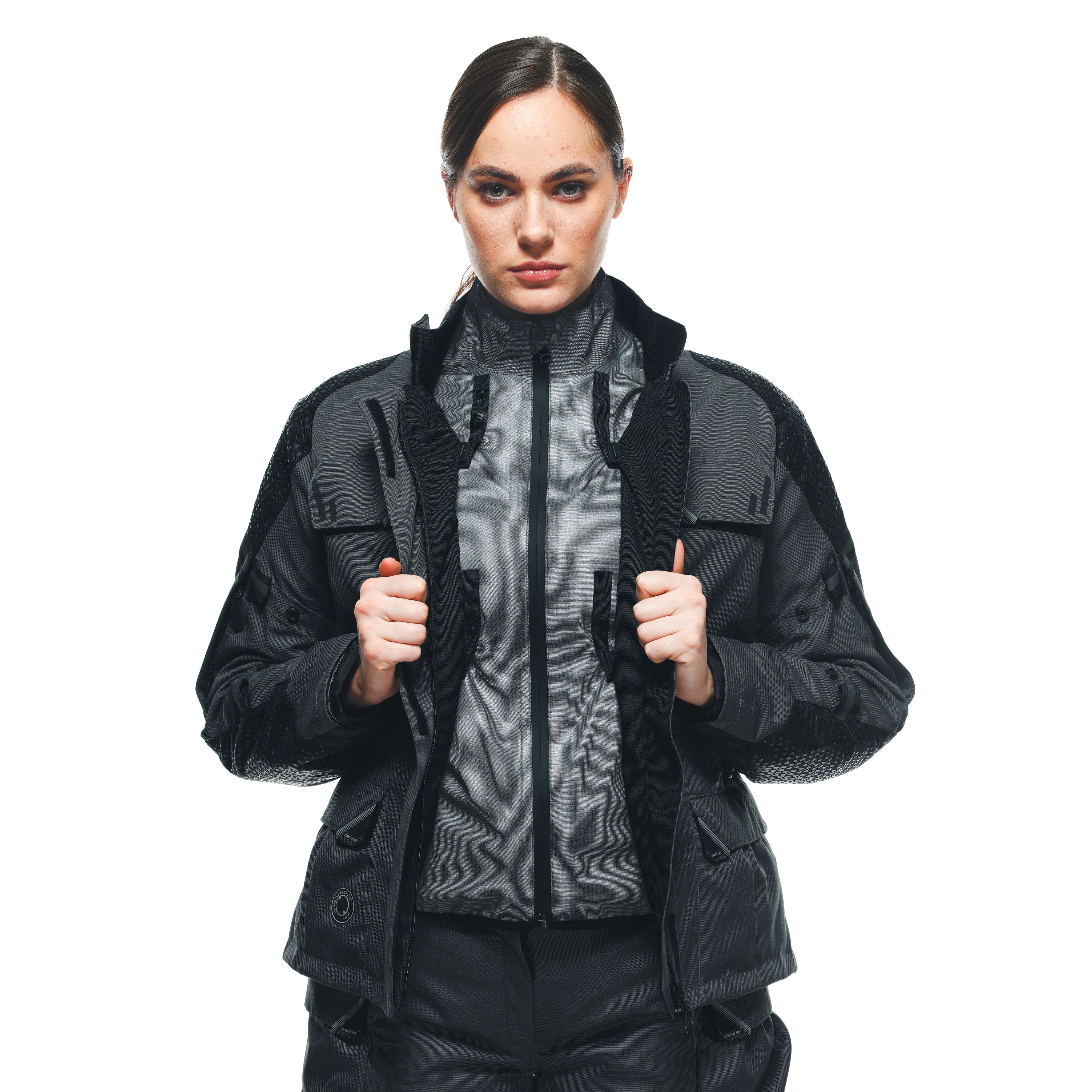 LADAKH 3L D-DRY&reg; - WOMEN'S WATERPROOF MOTORCYCLE JACKET - IRON-GATE/BLACK - 25