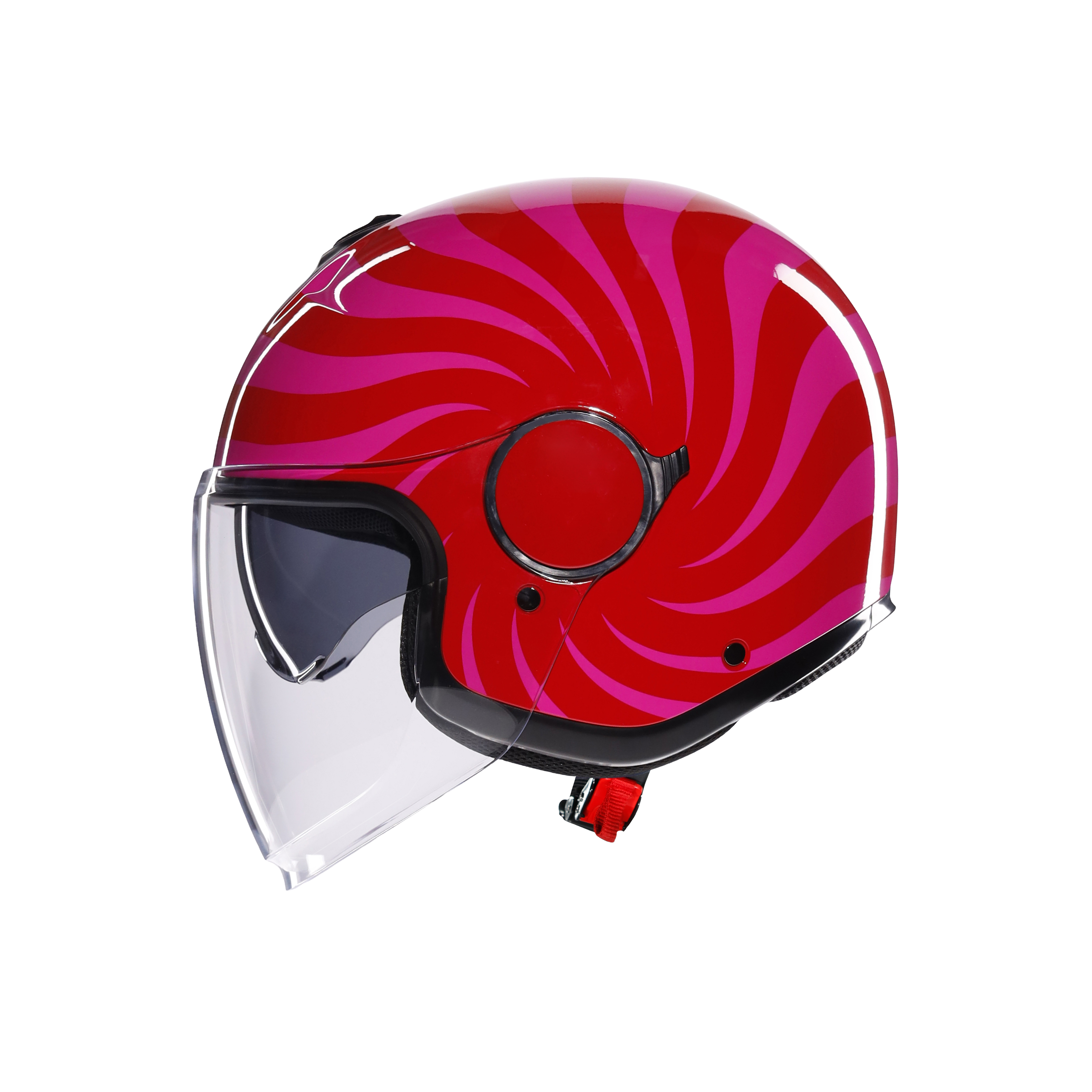 ETERES TROPEA RED/PINK - CASQUE MOTO JET E2206 -  - 4