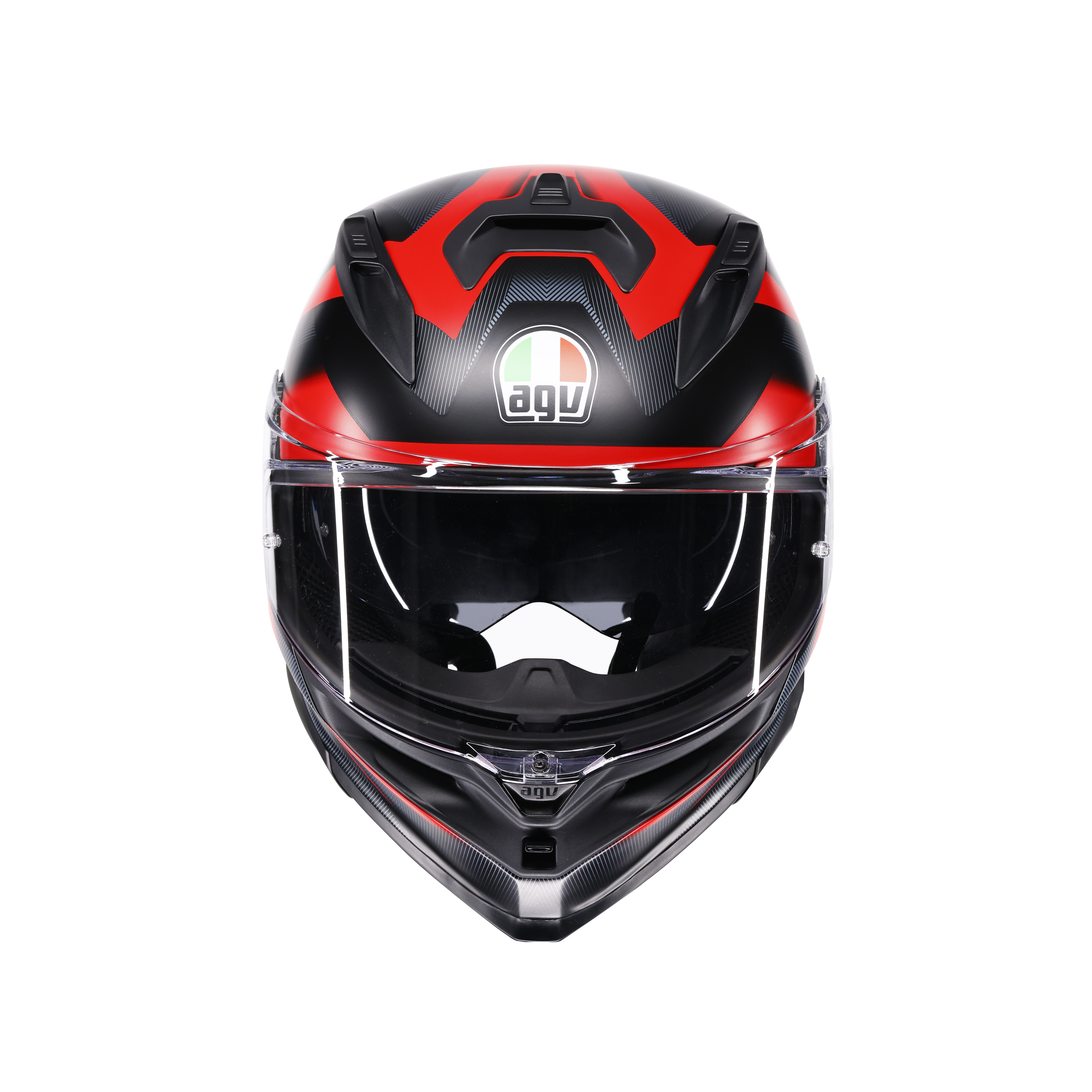 K7 MPLK GLIMPSE MATT BLACK/RED - MOTORRAD INTEGRAL-HELM E2206 -  - 2