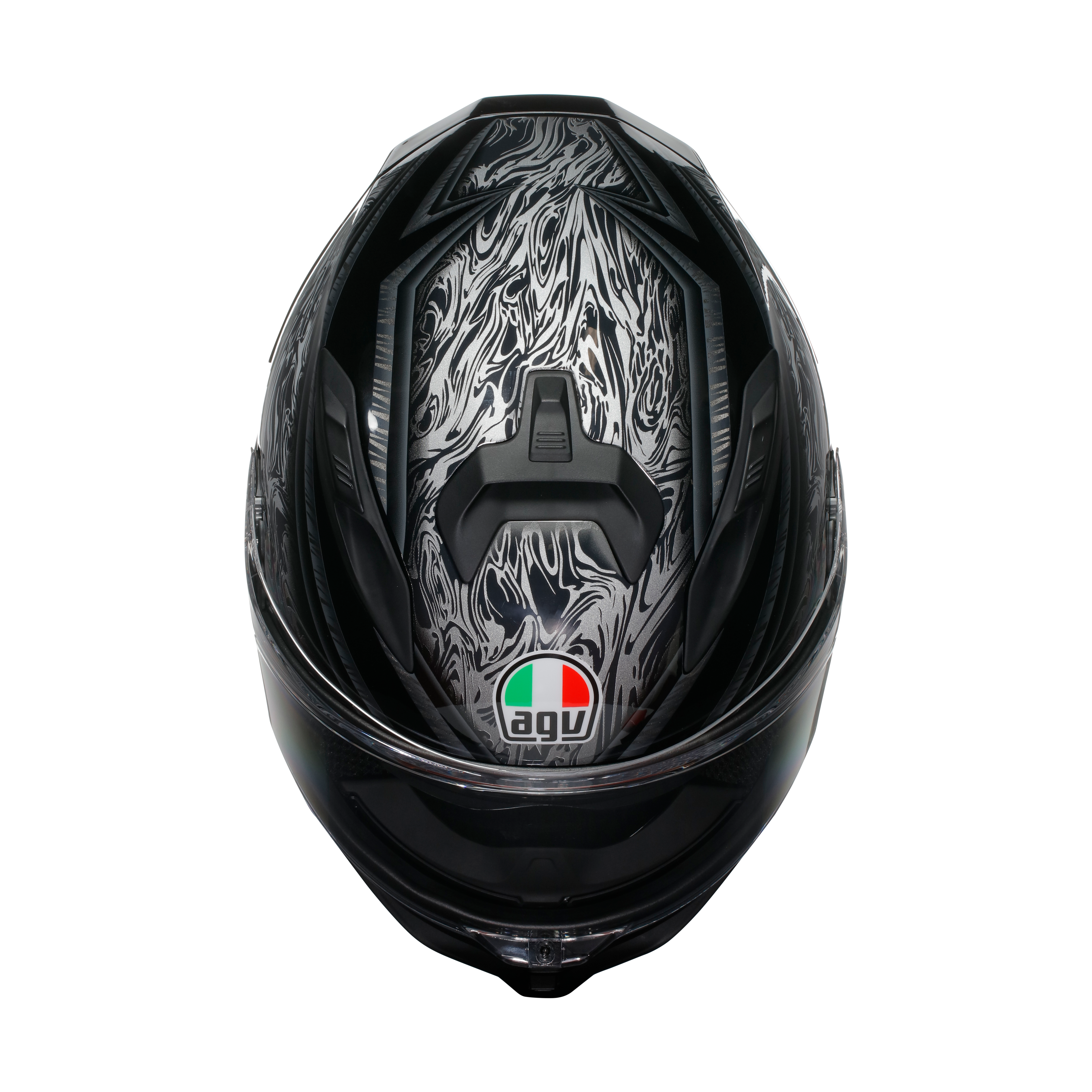 K7 MPLK DAMASCUS BLACK/SILVER - CASCO MOTO INTEGRAL DOT (E2206) -  - 7