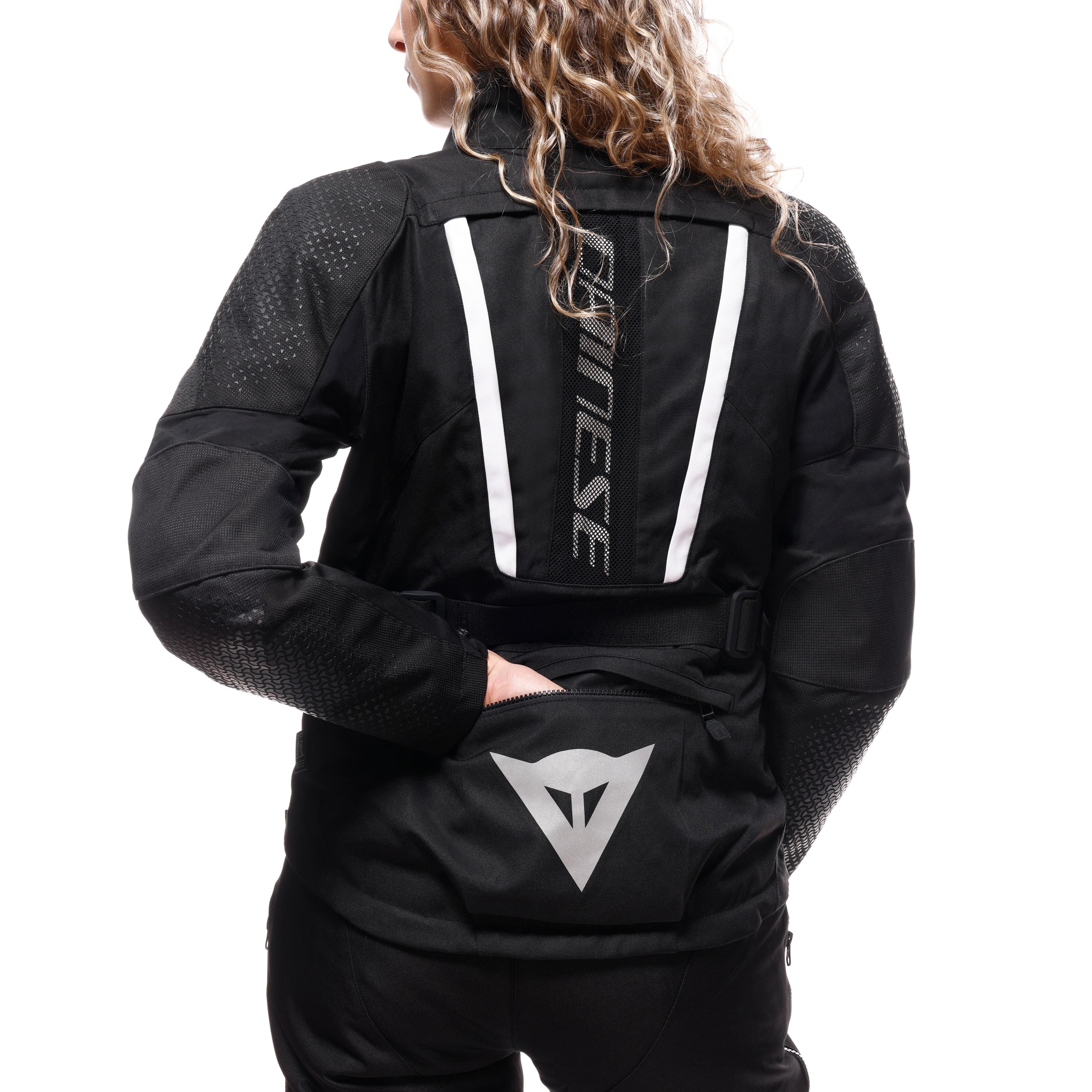 GULLFOSS D-DRY - CHAQUETA DE MOTO PARA TODAS LAS ESTACIONES MUJER - BLACK/BLACK - 8