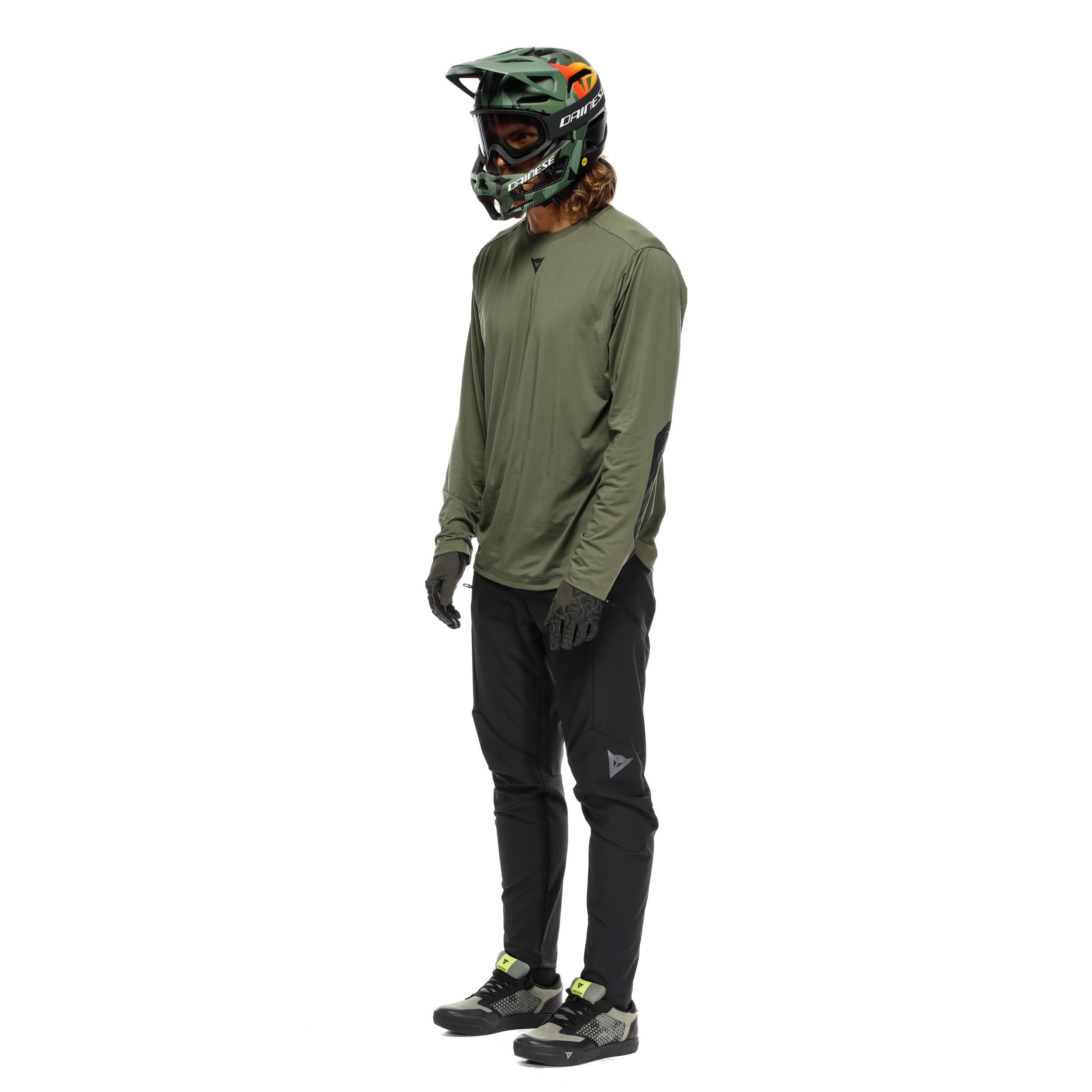 HG ROX JERSEY LS - MEN'S LONG SLEEVE BIKE T-SHIRT - GREEN - 4