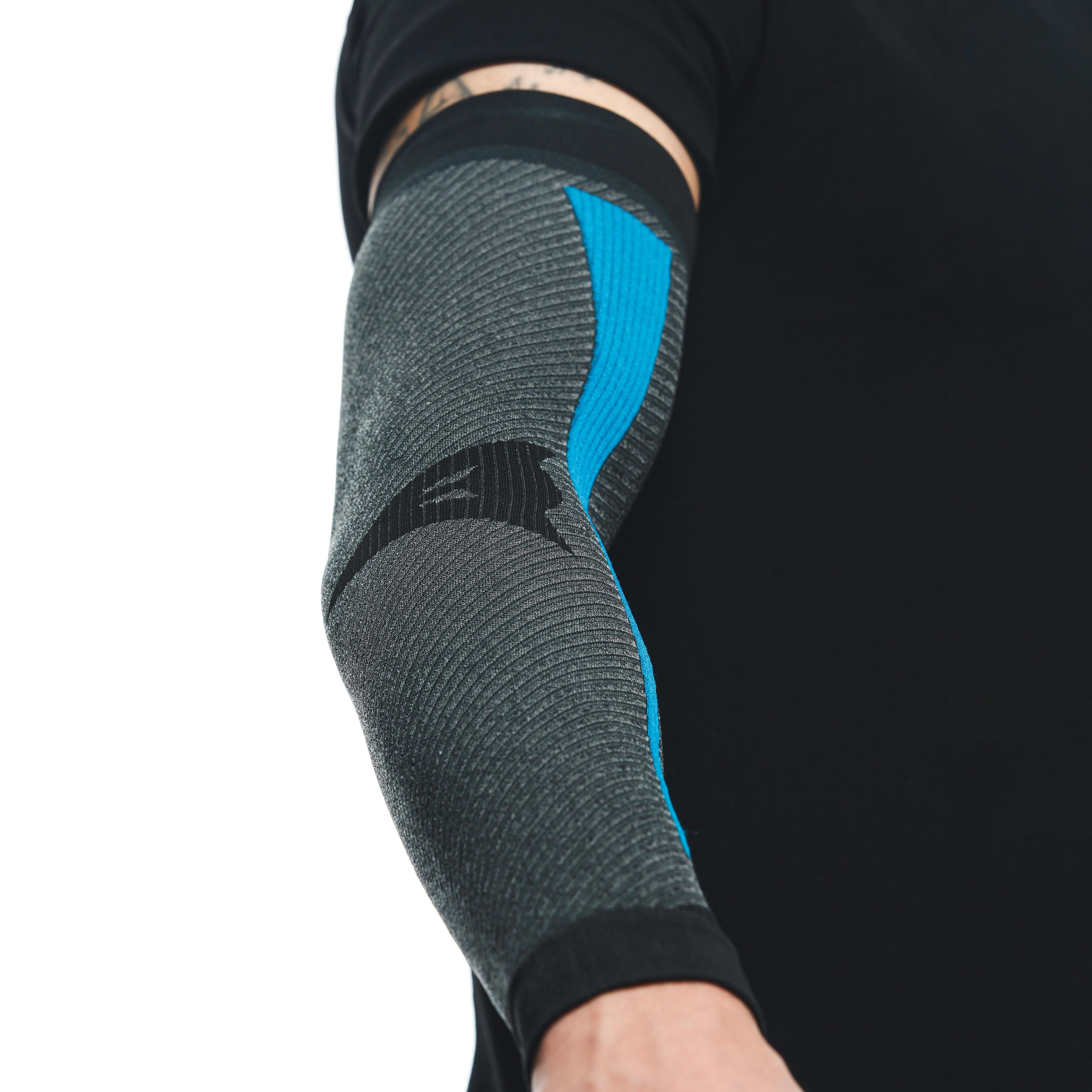 TECHNICAL MOTORCYCLE ARM WARMERS - BASE LAYER SUMMER - BLACK/BLUE - 5