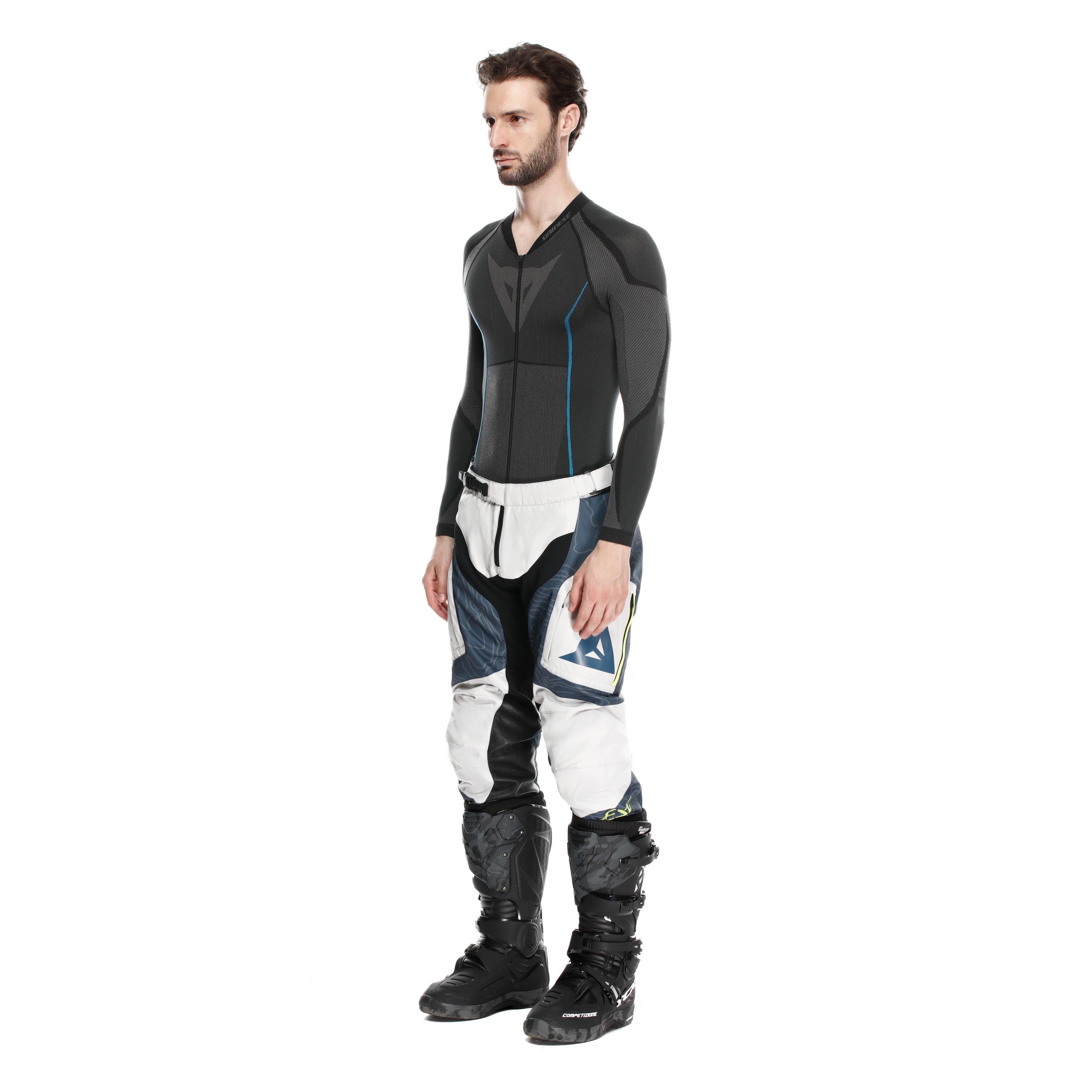 STERRATO - MEN OFF-ROAD MOTORCYCLE PANTS - GLACIER GRAY/BLUE - 11