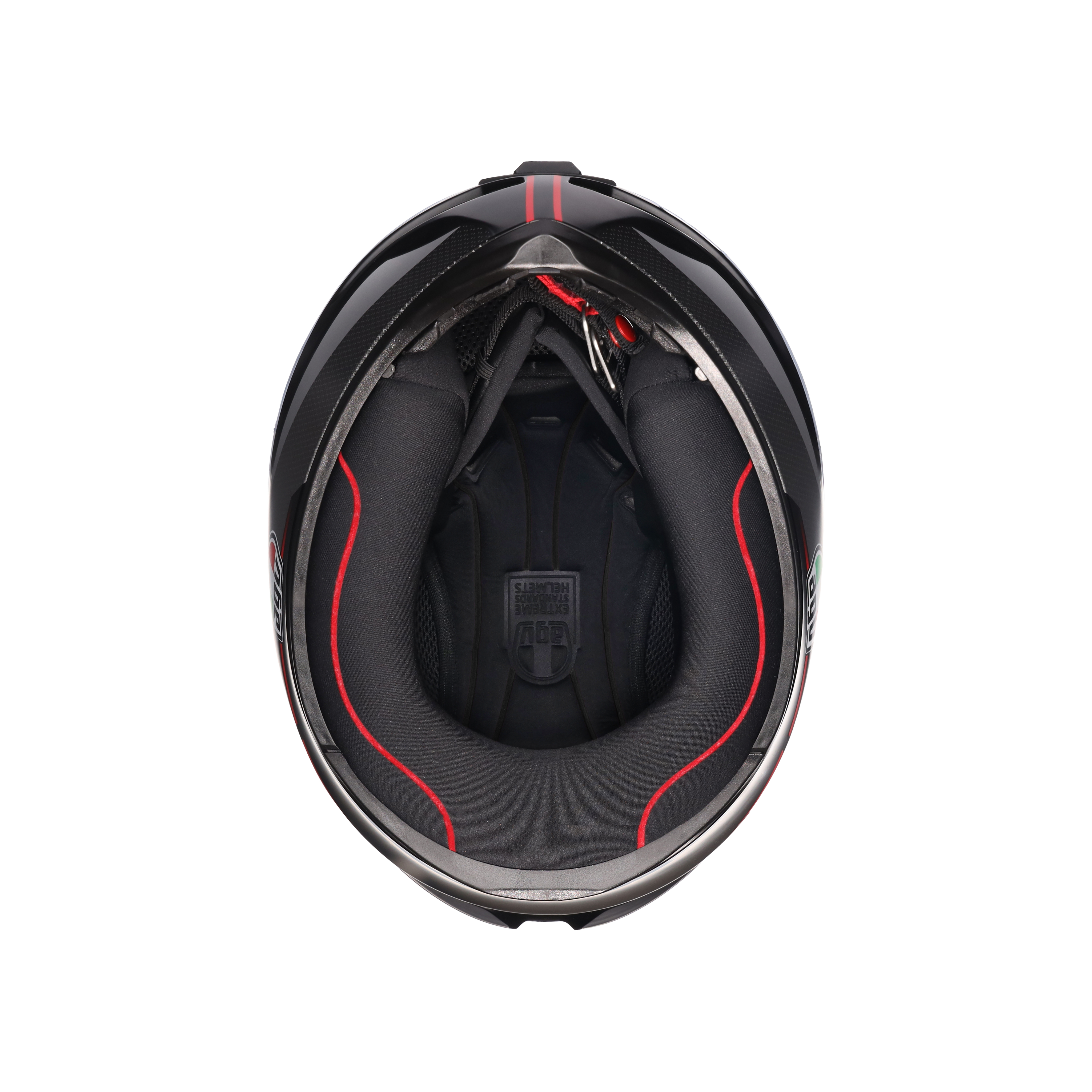K1 S LAP MATT BLACK/GREY/RED - CASCO MOTO INTEGRAL DOT (E2206) -  - 8