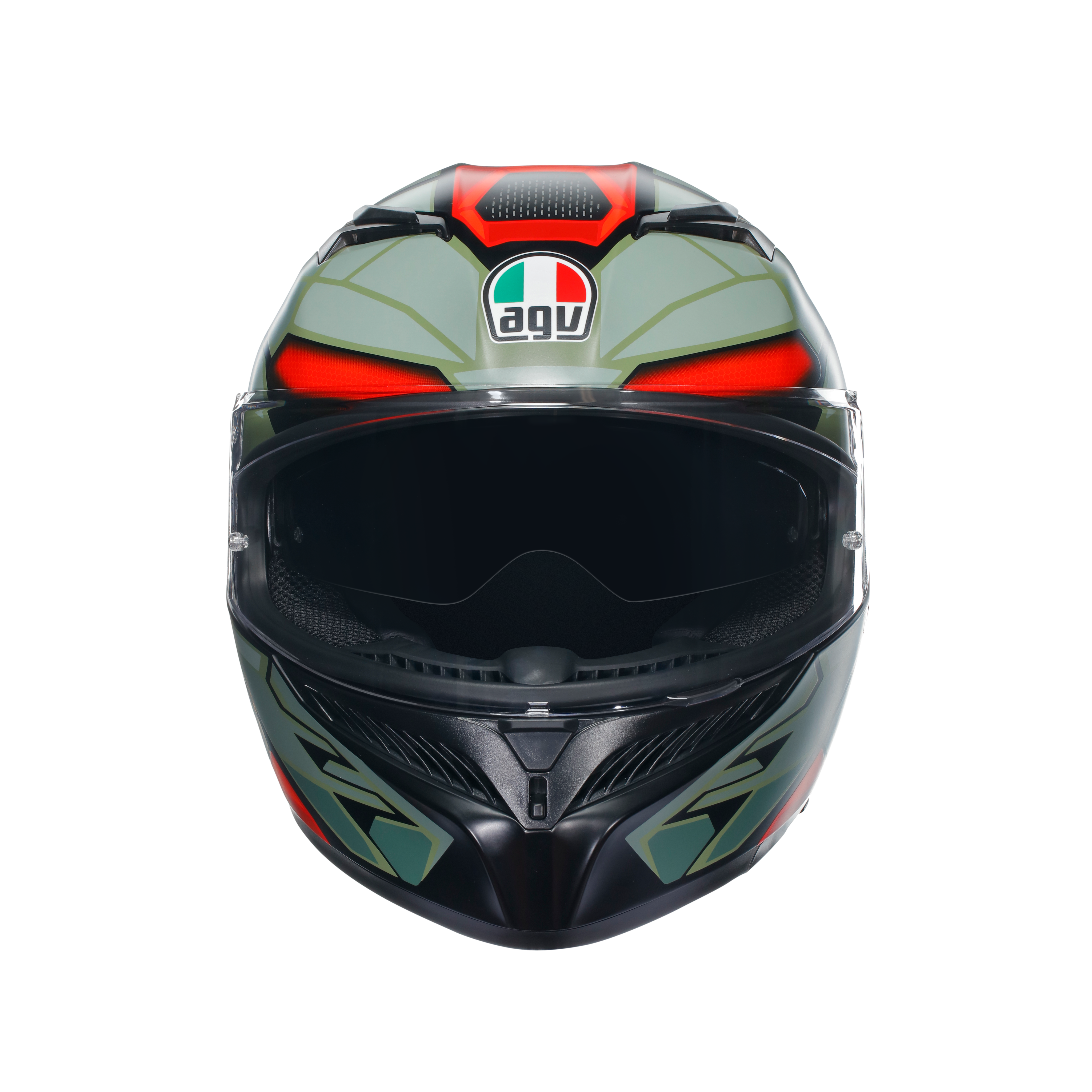 K3 DOT(E2206) - DECEPT MATT BLACK/GREEN/RED -  - 7