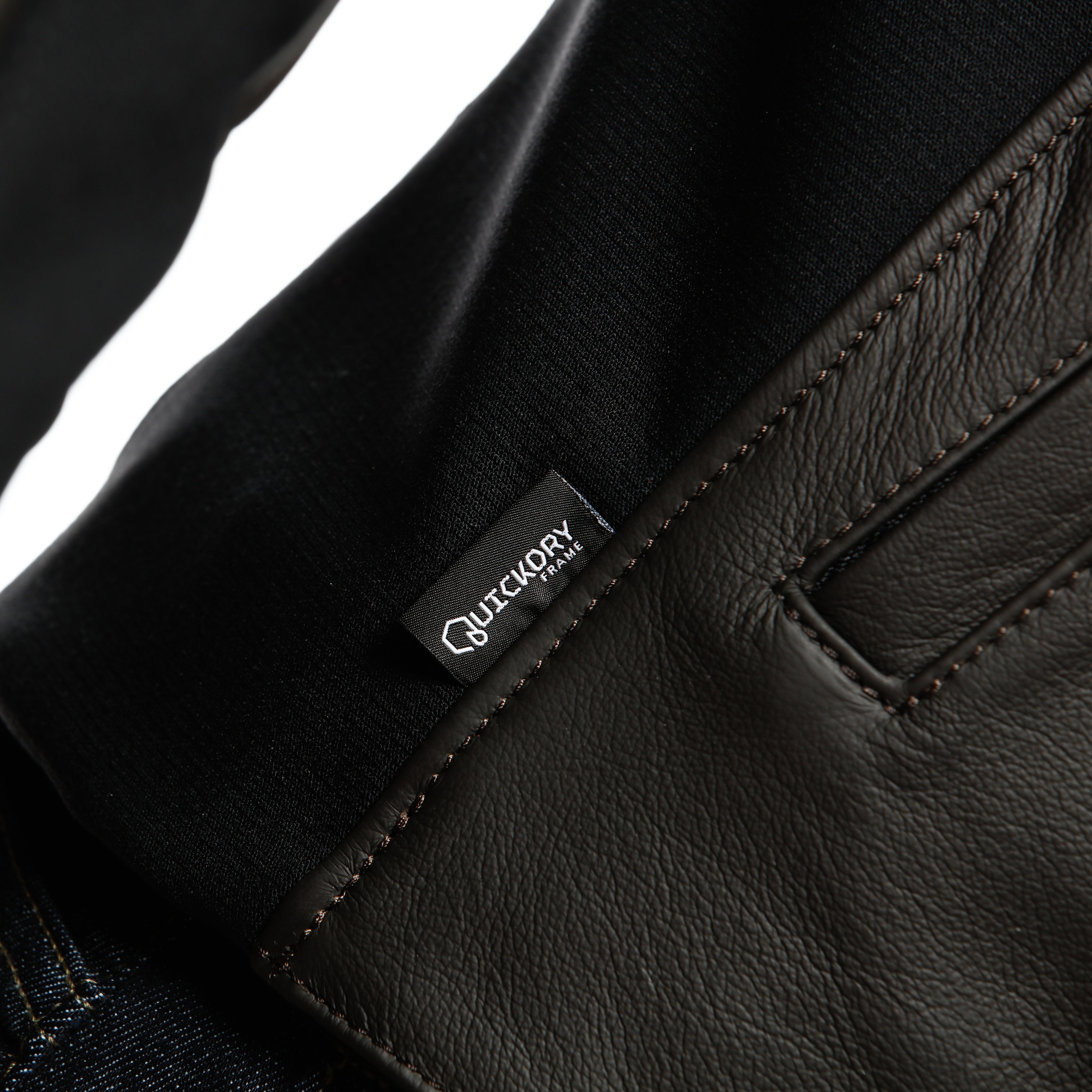 ISTRICE - MEN'S MOTORCYCLE LEATHER JACKET - DARK-BROWN - 9