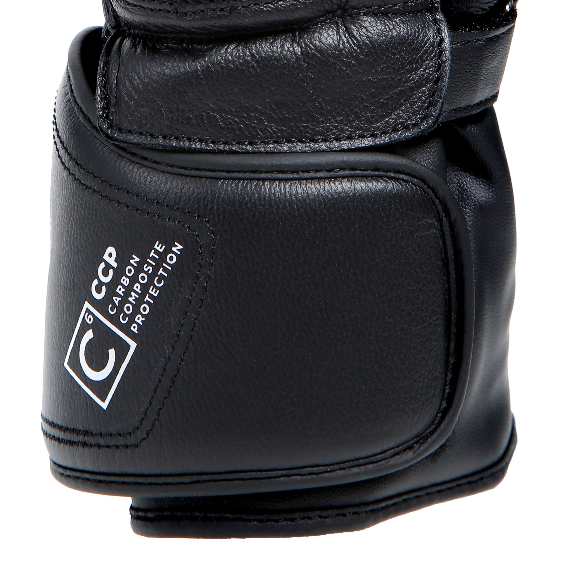 DRUID 4 - MEN'S MOTORCYCLE LEATHER GLOVES - BLACK/RED-LAVA/WHITE - 13