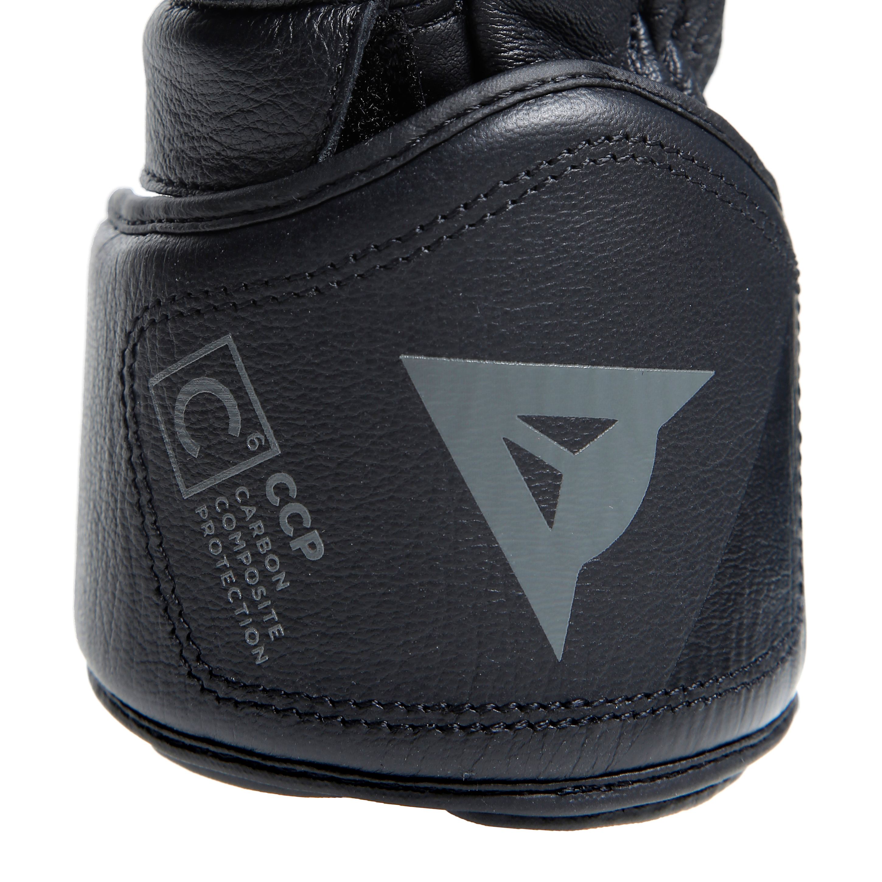 DRUID 4 - GUANTI MOTO IN PELLE UOMO - BLACK/BLACK/CHARCOAL-GREY - 9