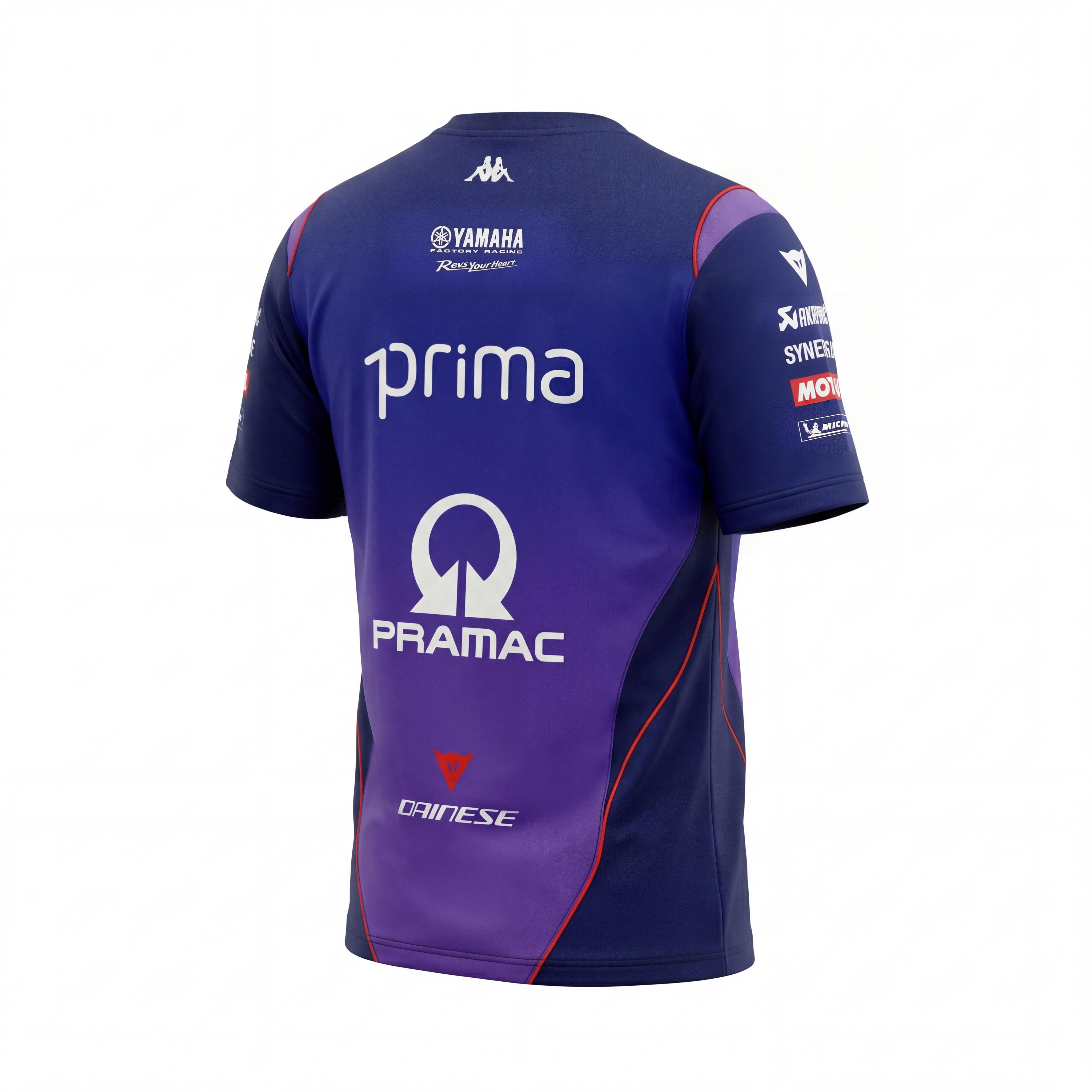 T-SHIRT TEAM PRAMAC DA UOMO - BLUE/PURPLE - 2