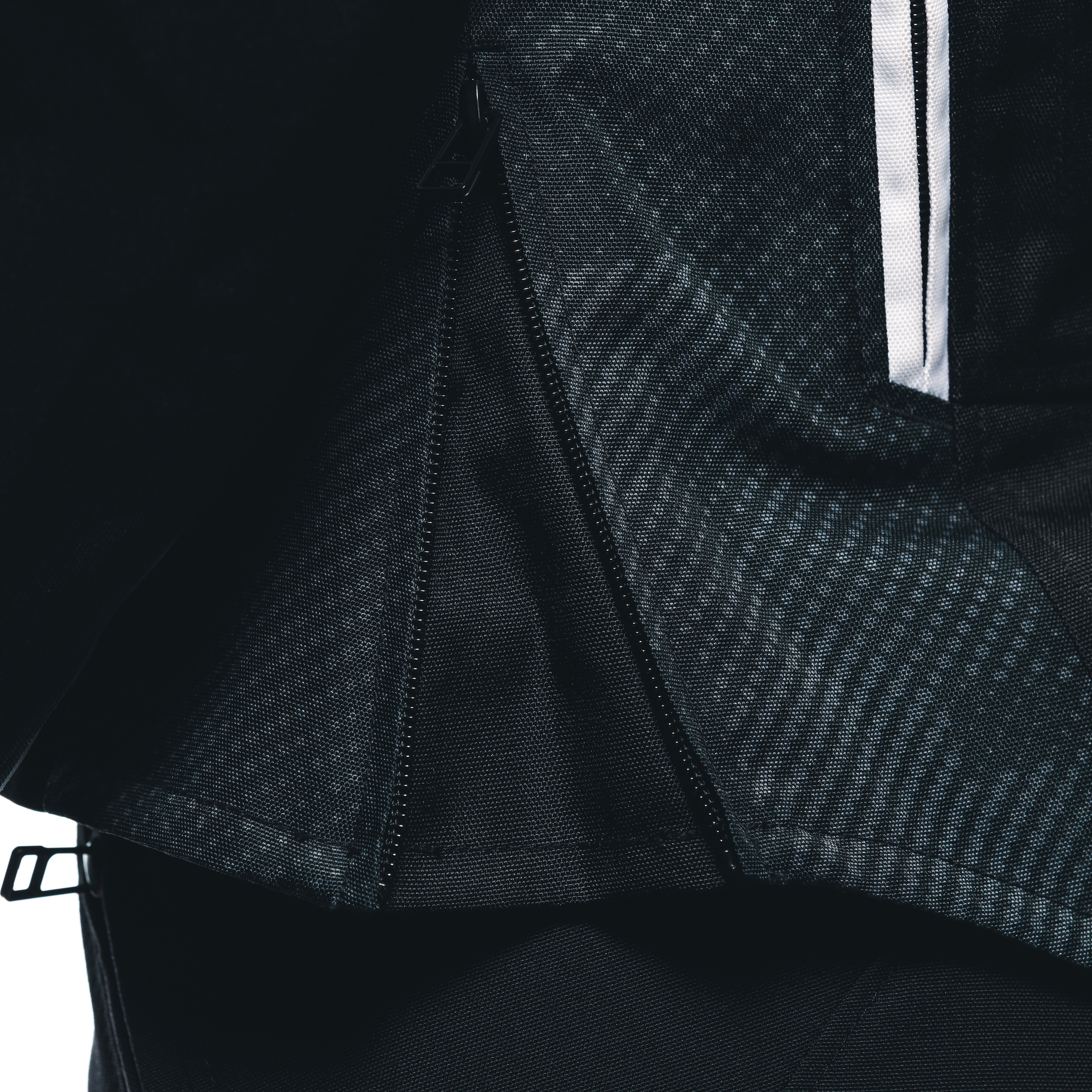 AVRO 5 - CHAQUETA DE MOTO DE TELA PARA MUJER - BLACK/WHITE/BLACK - 14