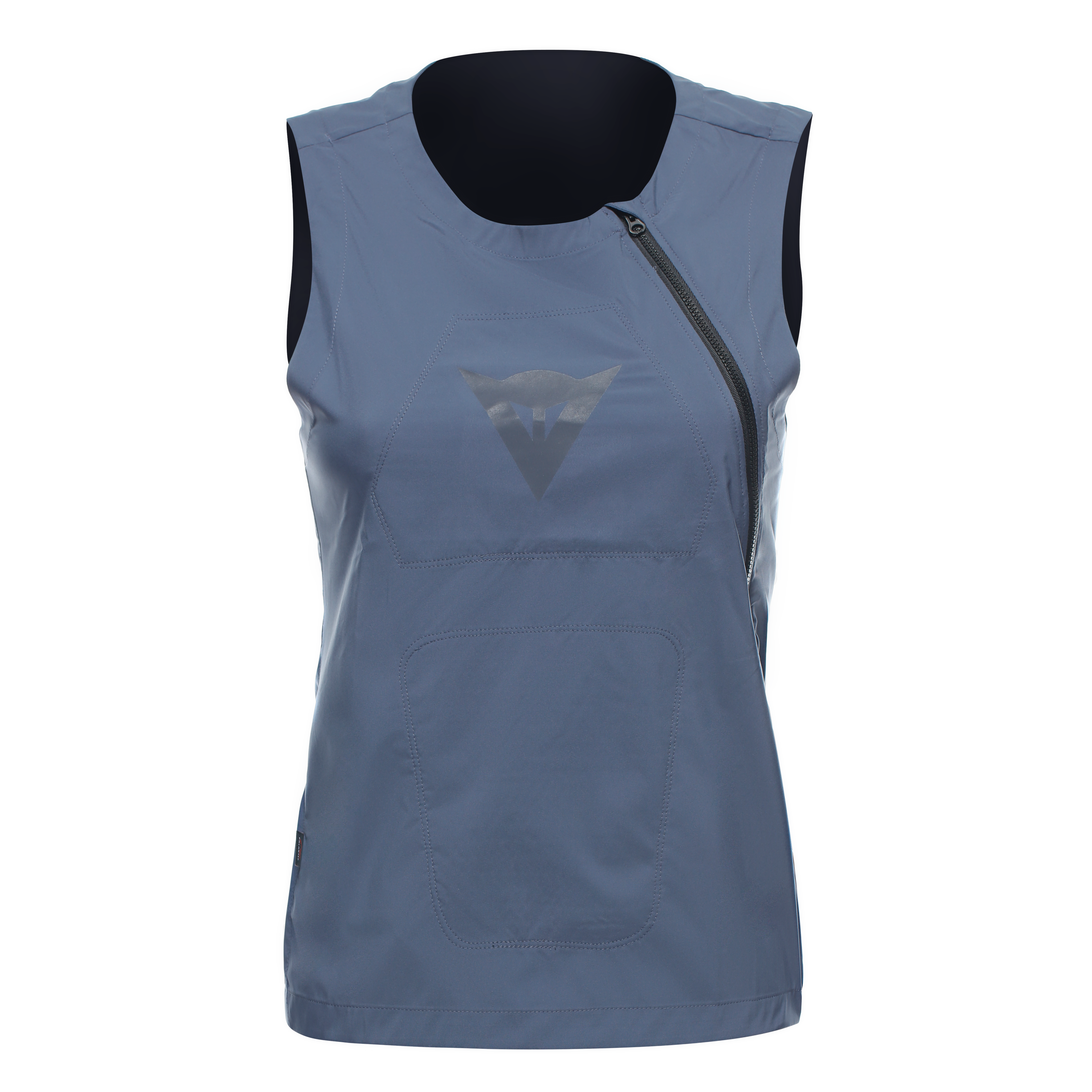 HGC HYBRID - WOMEN'S WINDPROOF BIKE VEST - DARK-GRAY - 1