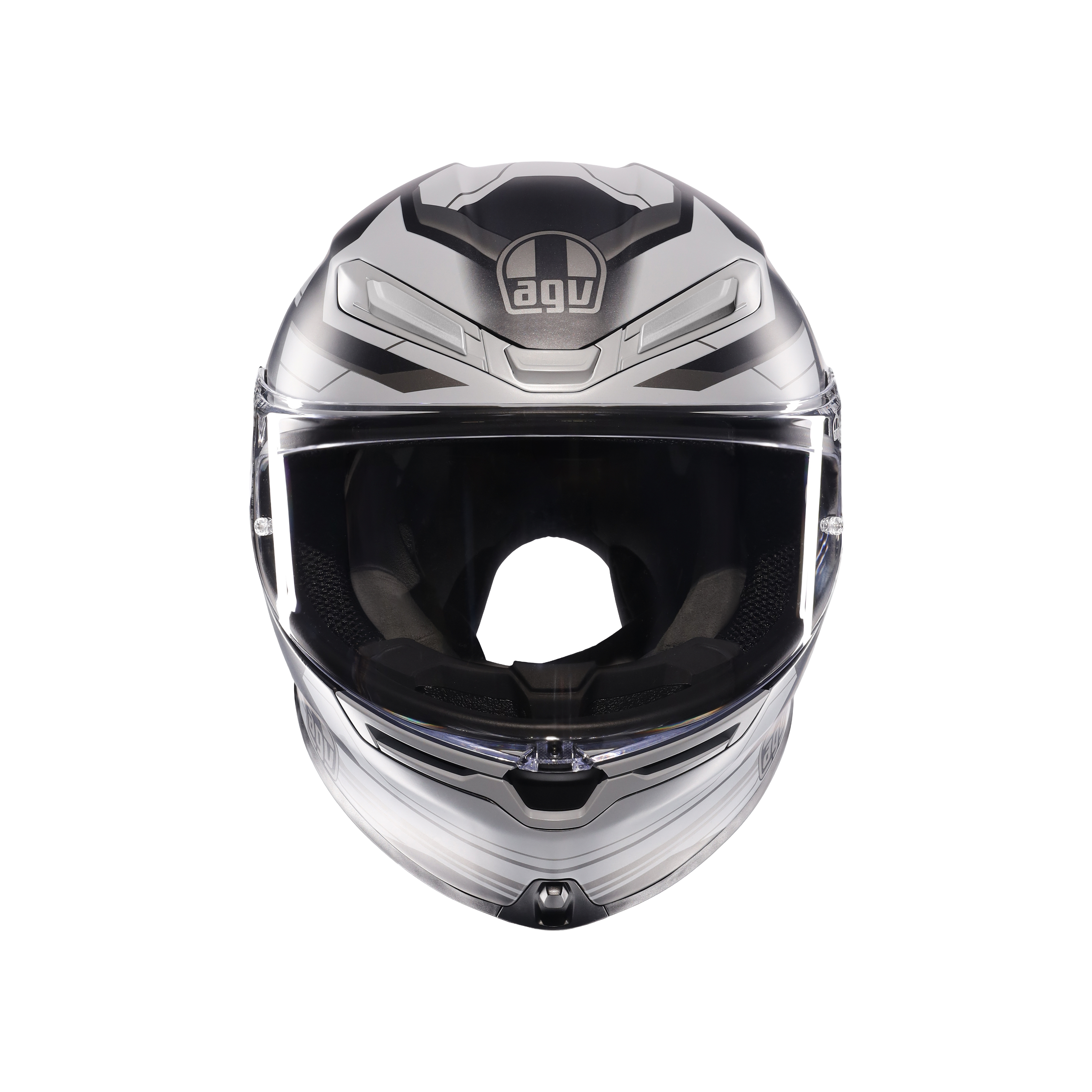 K6 S ULTRASONIC MATT BLACK/GREY - MOTORBIKE FULL FACE HELMET E2206 -  - 11
