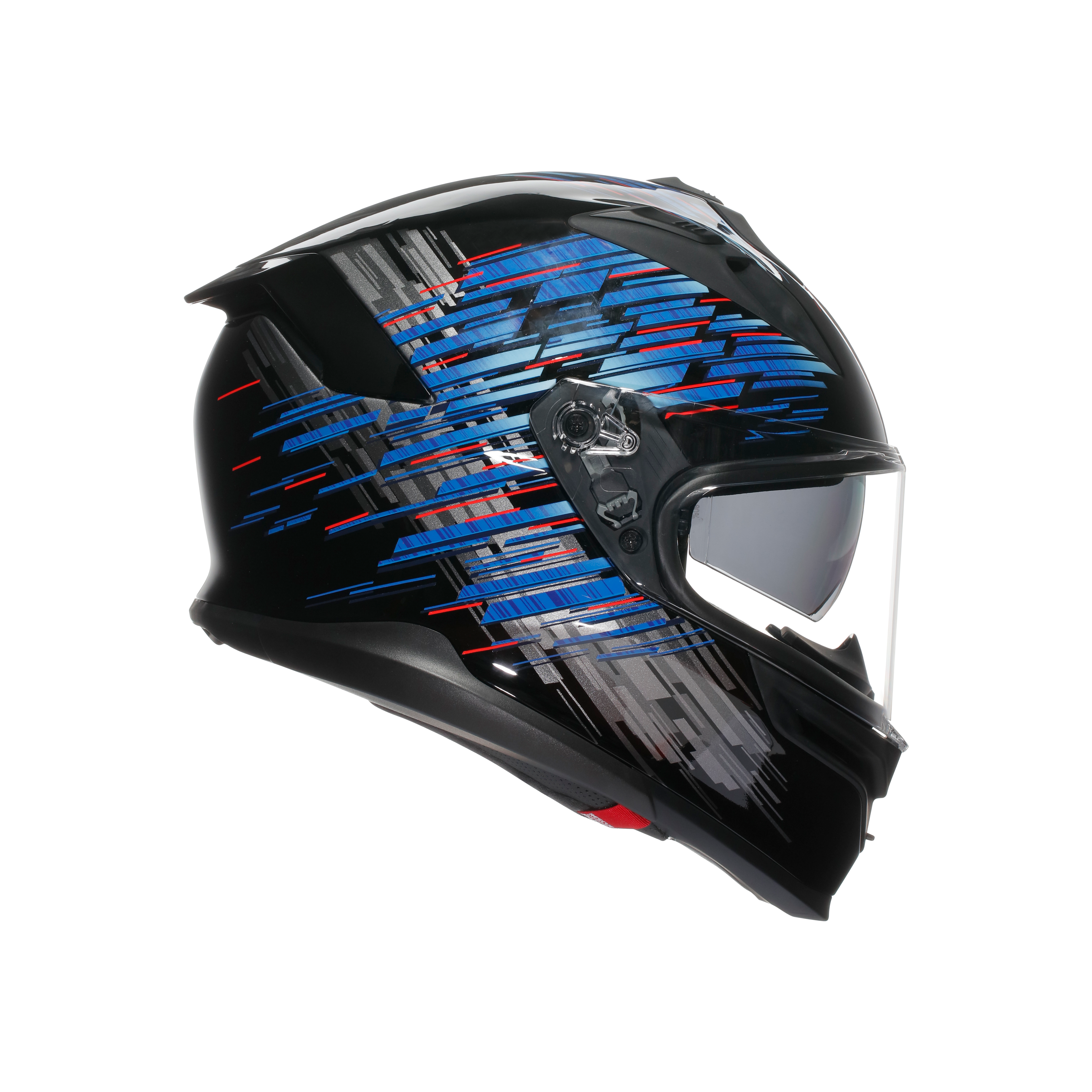 K7 MPLK GENISYS MATT BLACK/BLUE/GREY - CASQUE MOTO INT&Eacute;GRAL E2206 -  - 3