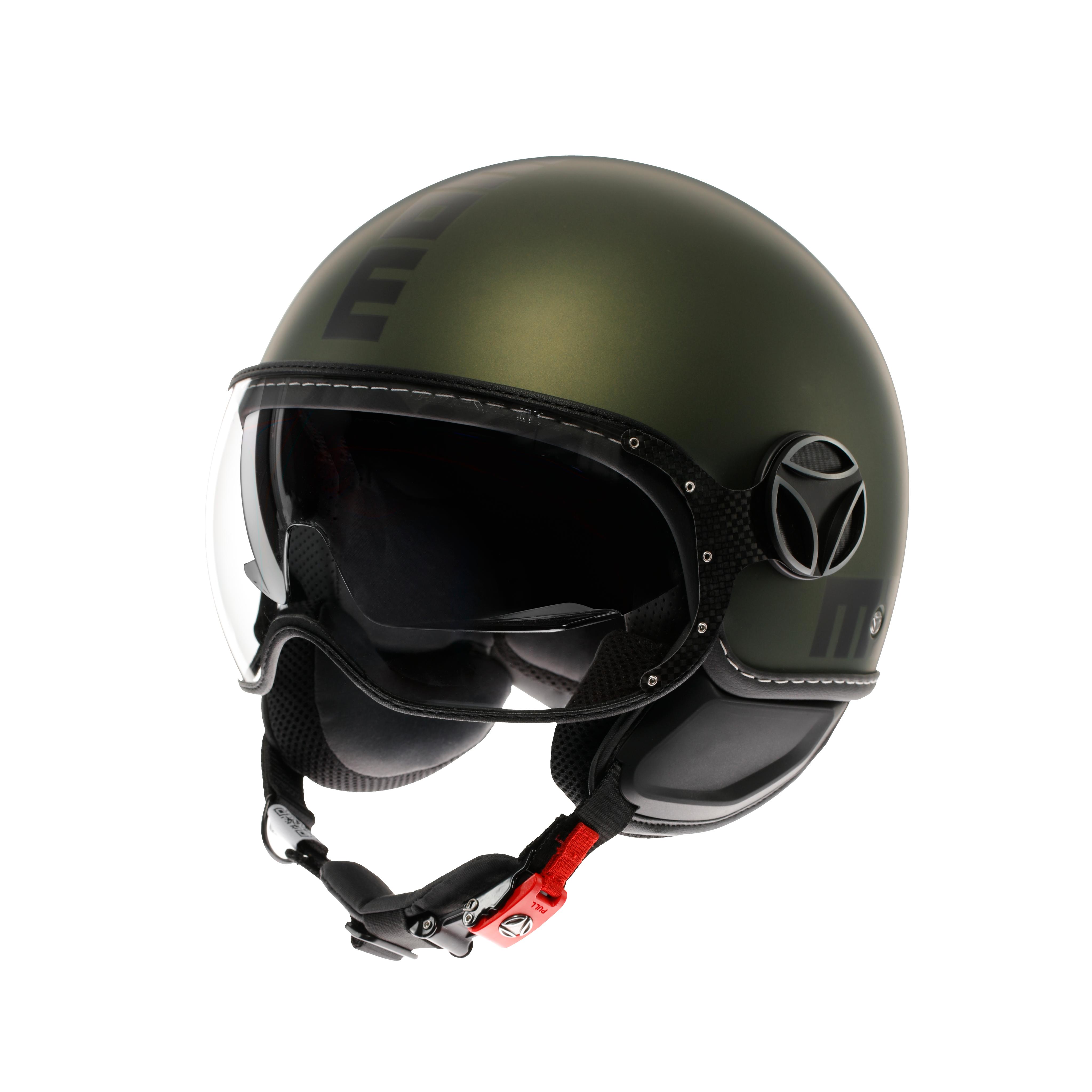 MOMODESIGN FGTR EVO MATT GR&Uuml;N / SCHWARZ- JET-HELM MIT DOPPELVISIER E2206 -  - 1