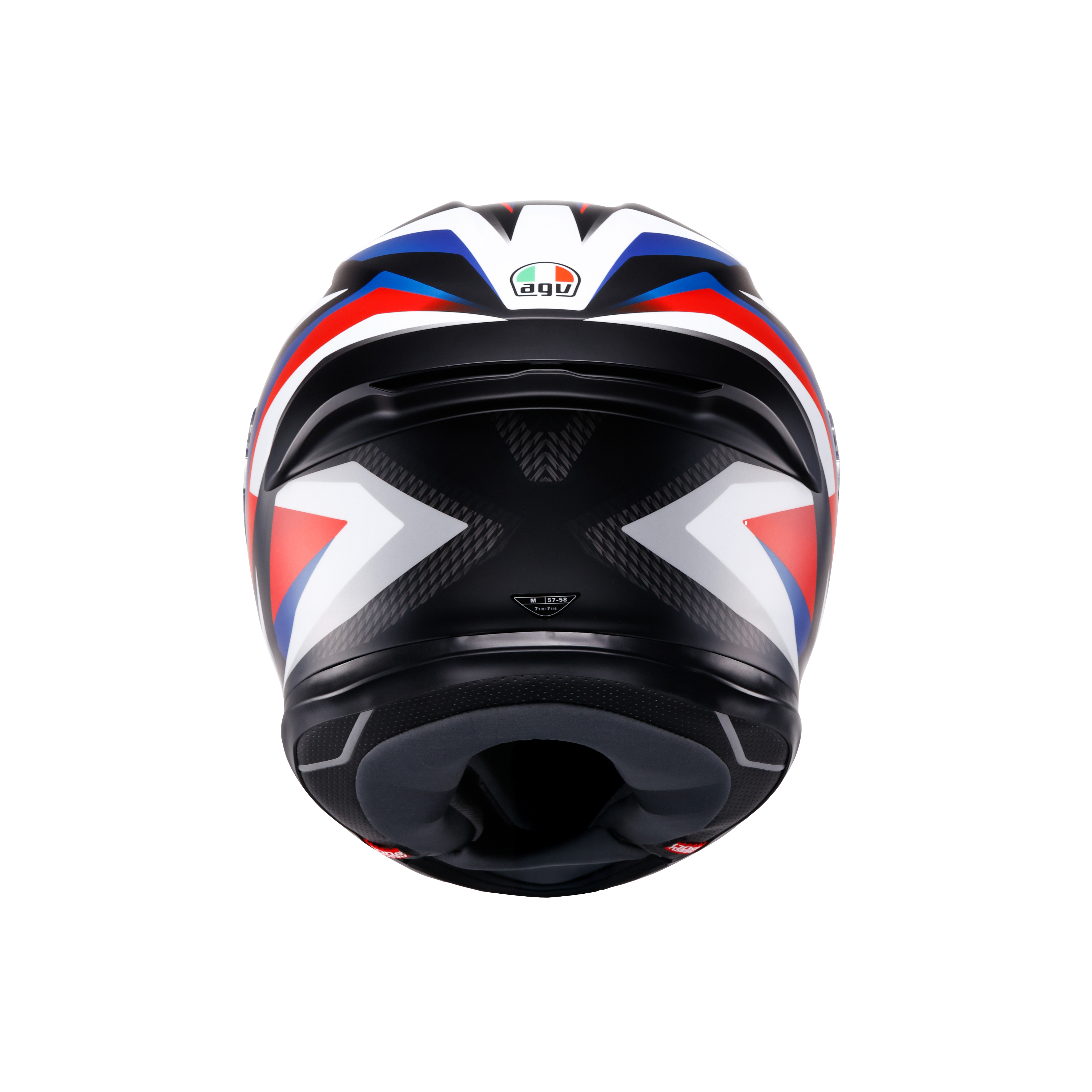 K6 S TIMEWARP MATT BLACK/RED/BLUE - CASQUE MOTO INT&Eacute;GRAL E2206 -  - 5