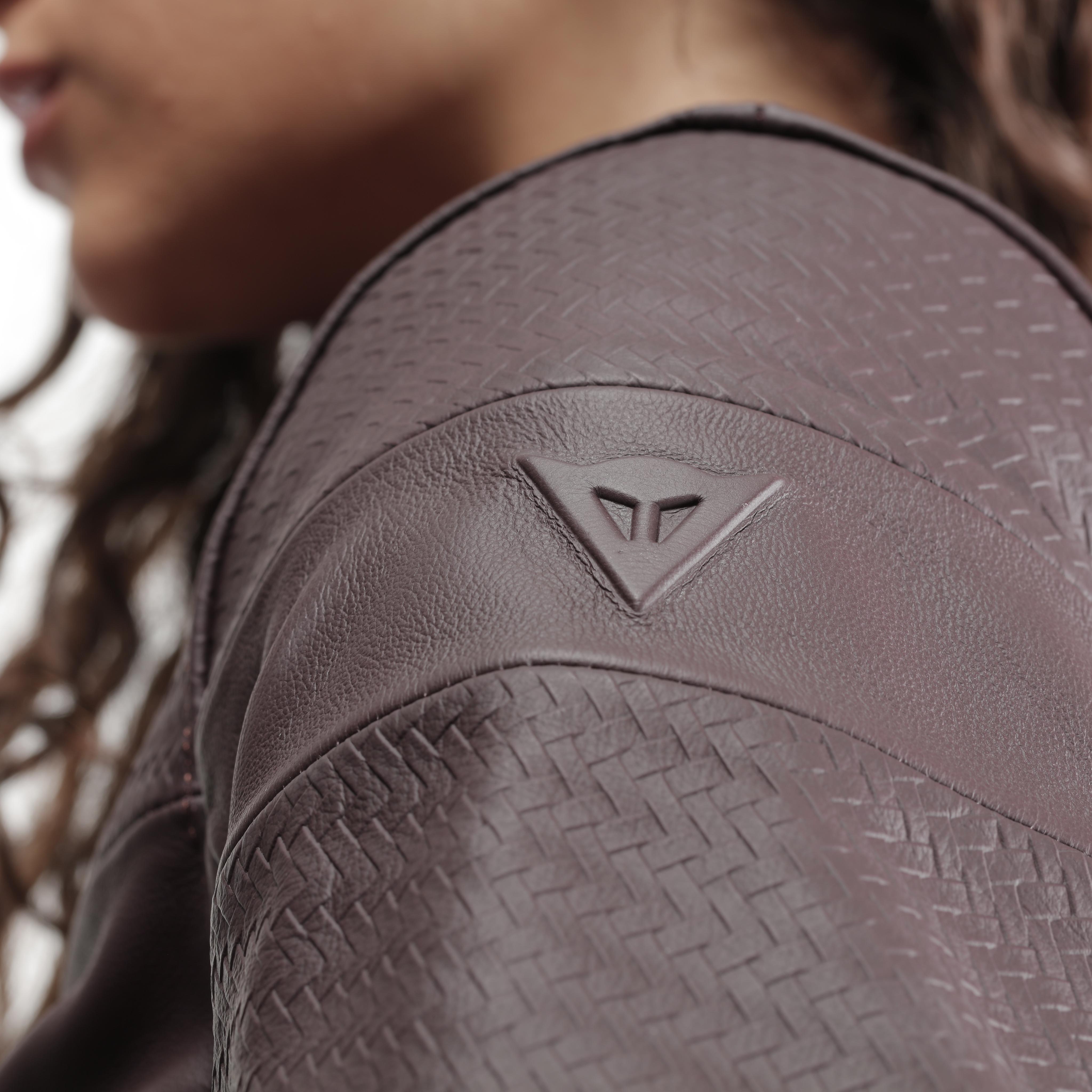 ITINERE LEATHER JACKET WMN - BORDEAUX - 8