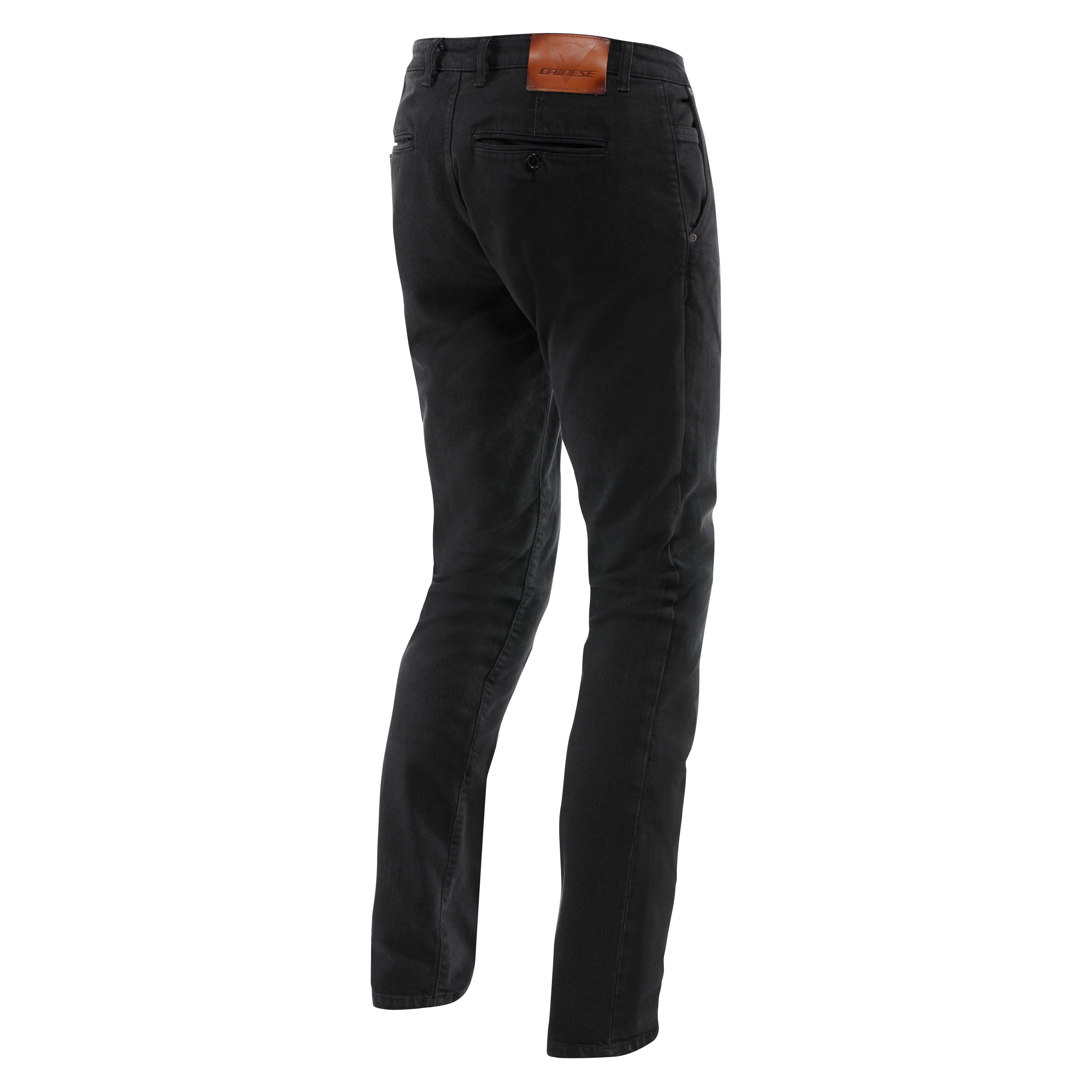 CHINOS - MEN TAPERED MOTORCYCLE PANTS - BLACK - 2
