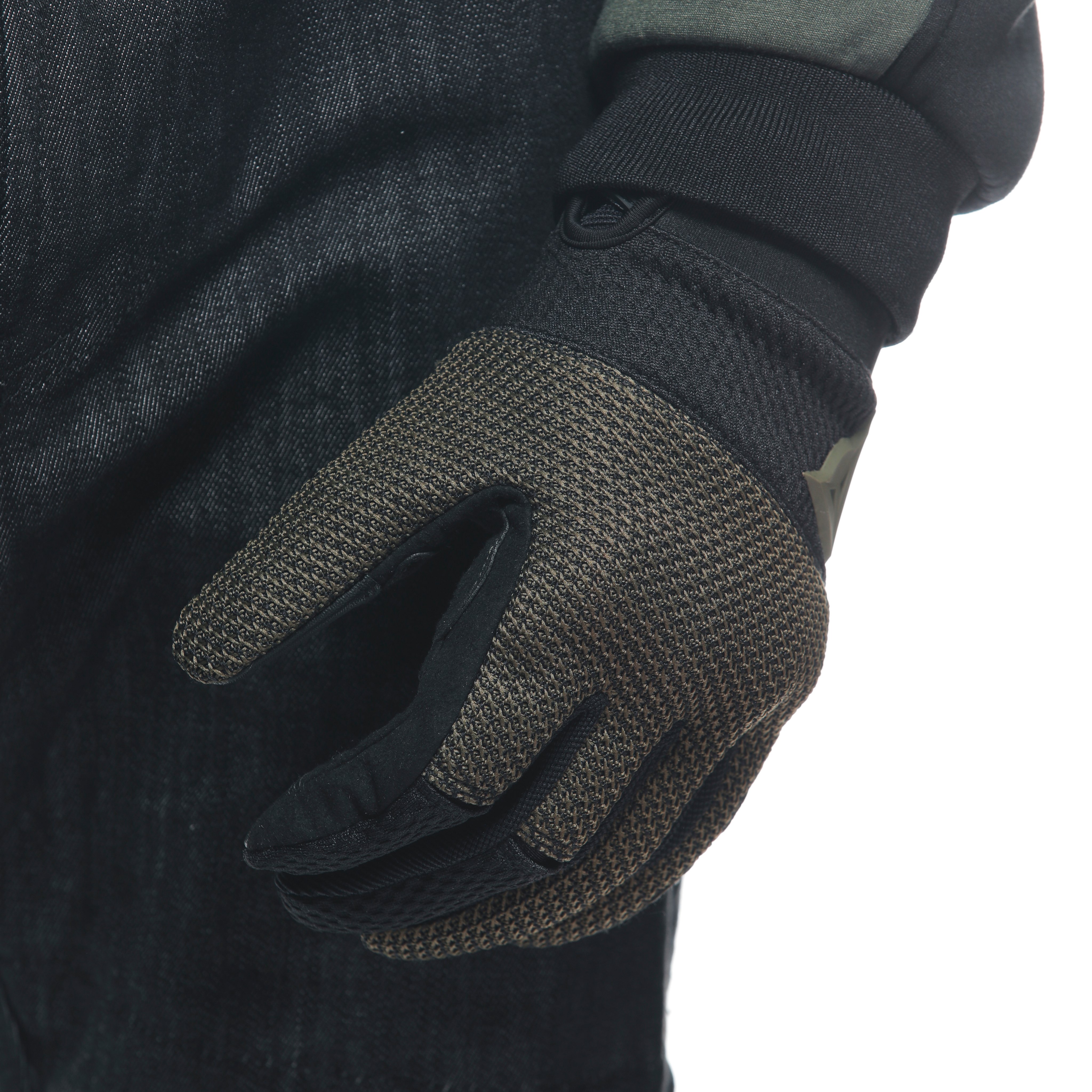 TORINO - MEN'S MOTORCYCLE TEXTILE GLOVES - BLACK/GRAPE-LEAF - 11