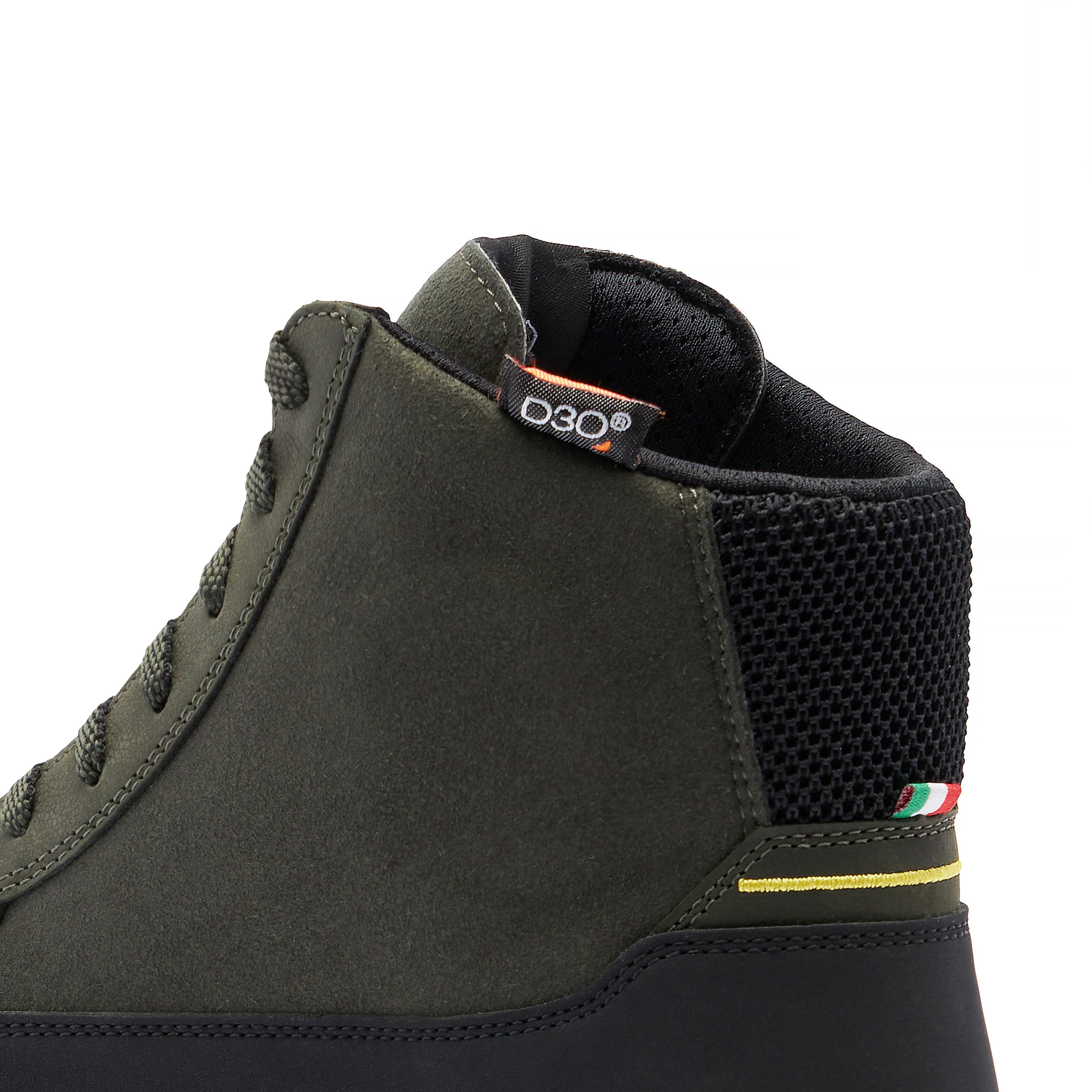 MOOD 2 GORE-TEX&reg; WATERPROOF MOTORCYCLE SHOES MEN - GREEN/BLACK/YELLOW -  - 8