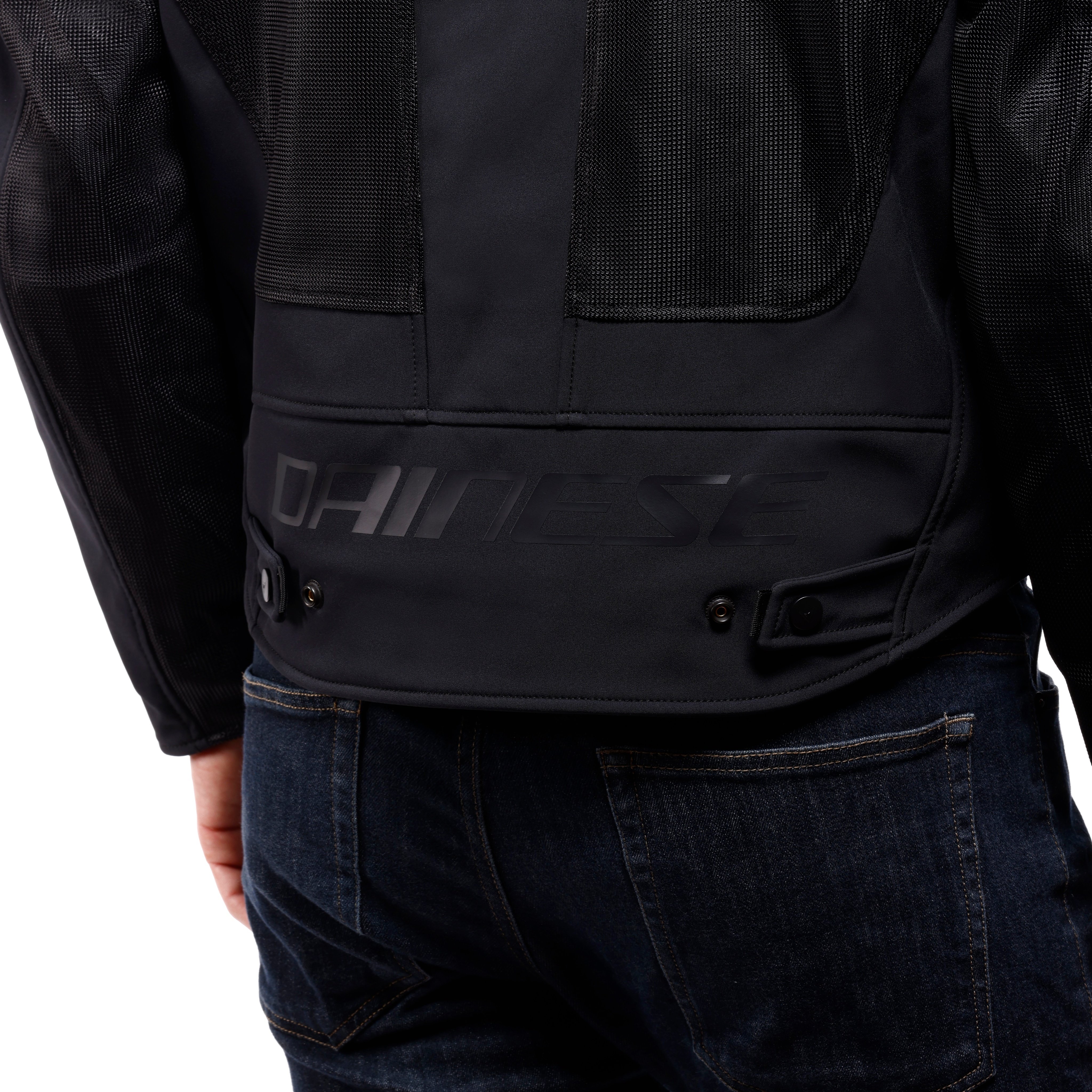 SUPER SPRINT AIR TEX - MEN'S SUMMER MESH MOTORCYCLE JACKET - BLACK/WHITE - 7