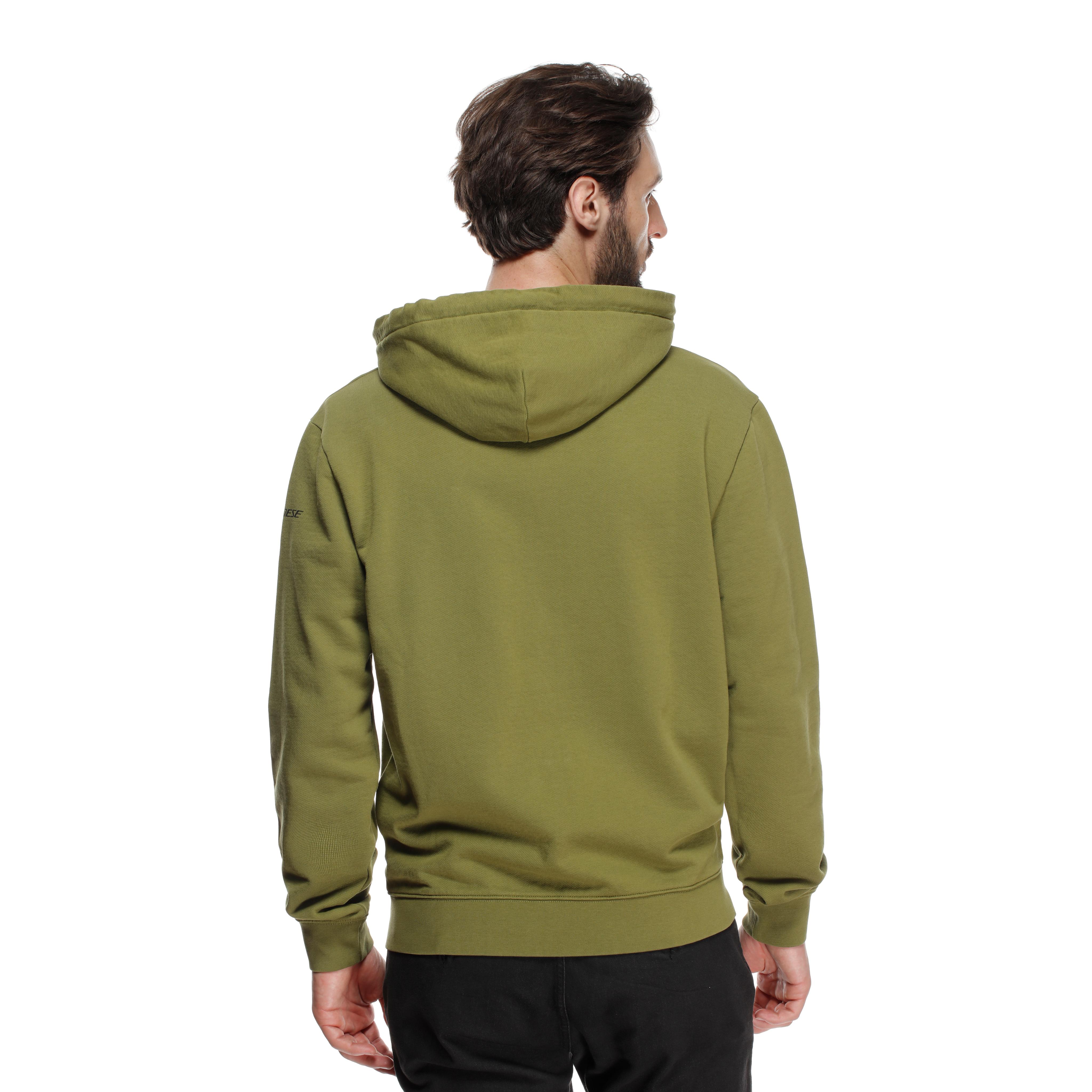 SPEED DEMON - FULL-ZIP 100% COTTON HOODIE - OLIVE BRANCH - 4