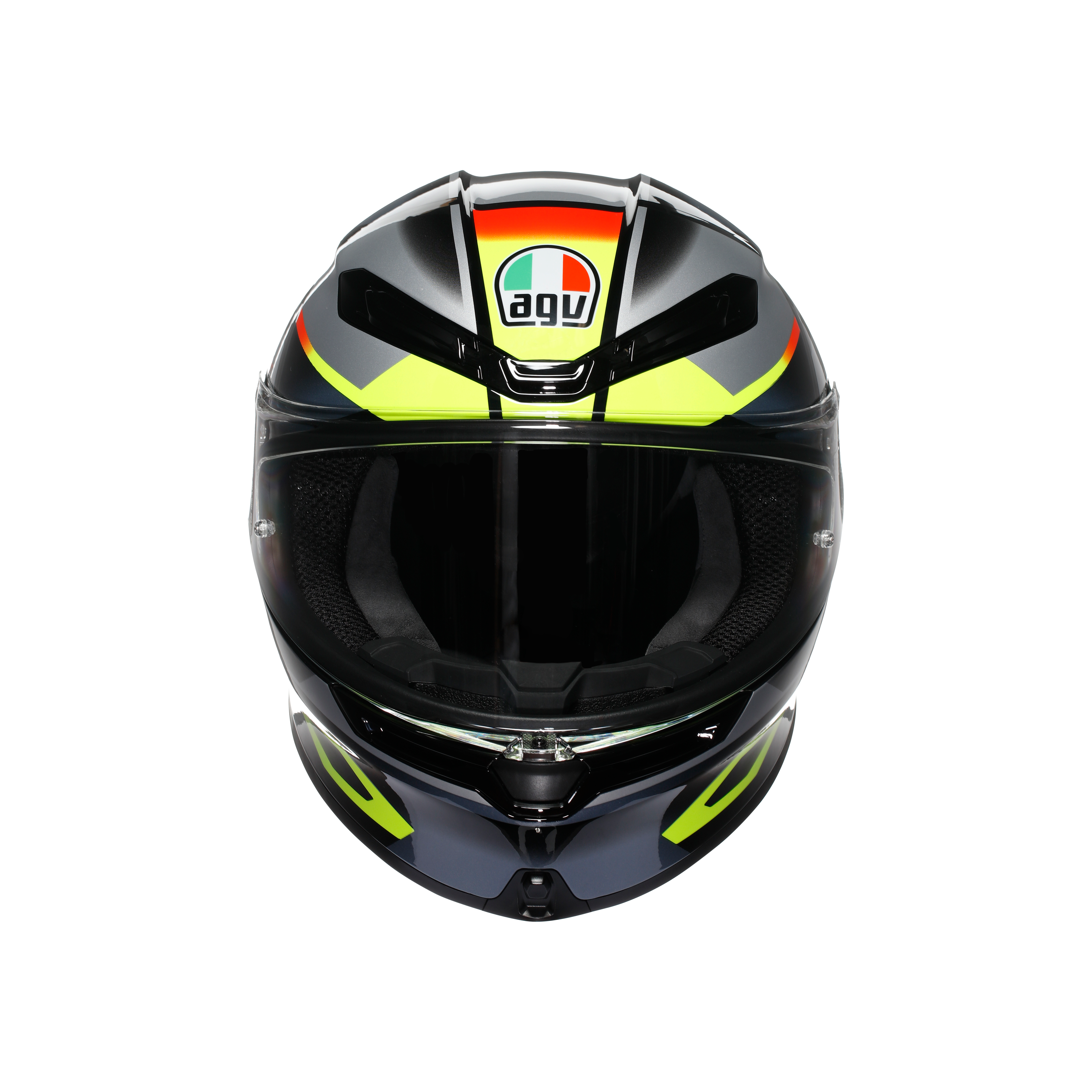 K6 S ERAZER BLACK/RED/YELLOW FLUO - MOTORBIKE FULL FACE HELMET DOT (E2206) -  - 7