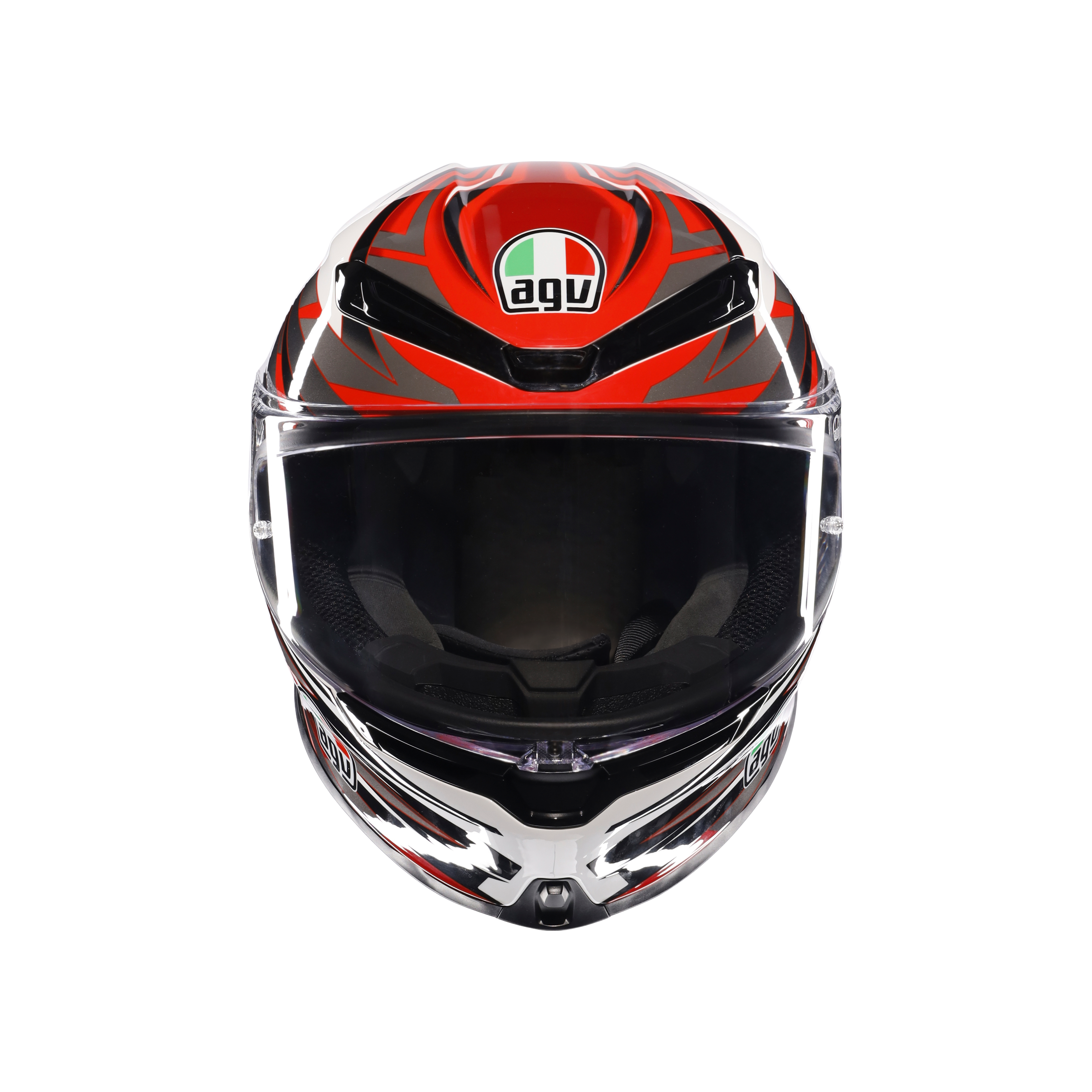 K6 S REEVAL WHITE/RED/GREY - CASQUE MOTO INT&Eacute;GRAL E2206 -  - 7
