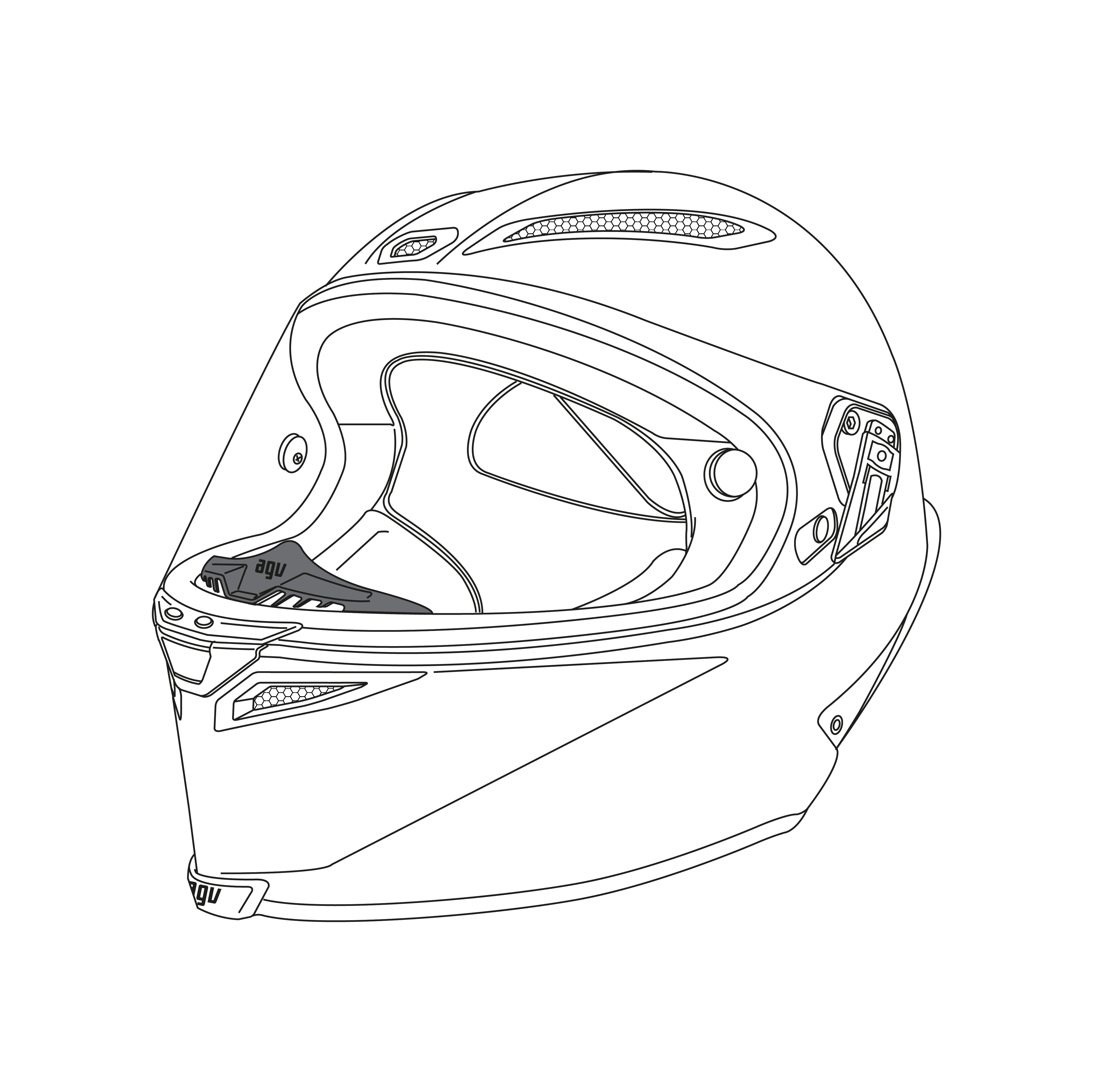 NOSE GUARD PISTA GP RR/PISTA GP R/CORSA R -  - 1