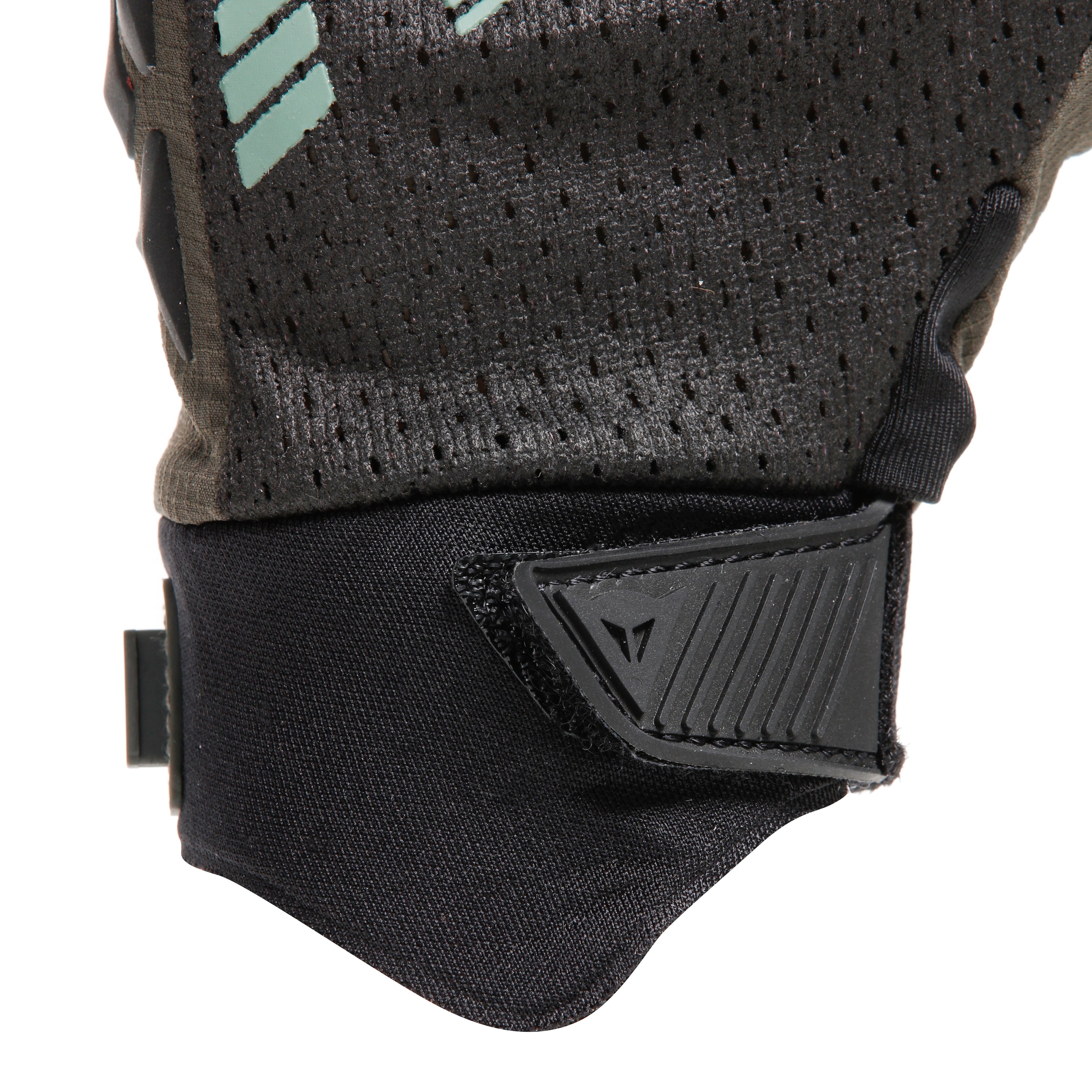 HGR EXT - GANTS DE V&Eacute;LO UNISEXE - BLACK/MILITARY-GREEN - 8