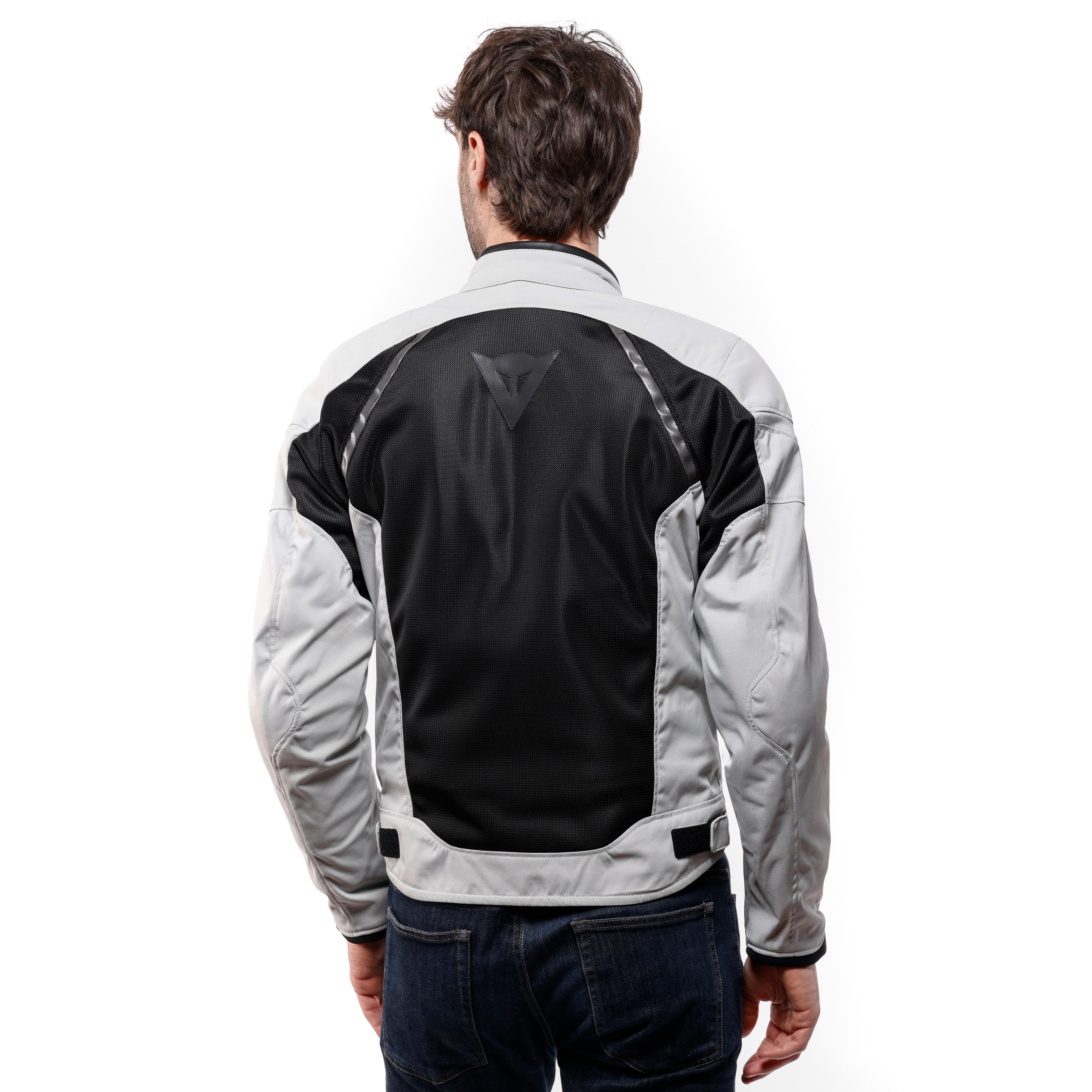 AIR FRAME 3 TEX - GIACCA MOTO ESTIVA IN TESSUTO UOMO - LIGHT GRAY/LIGHT GRAY/BLACK - 4