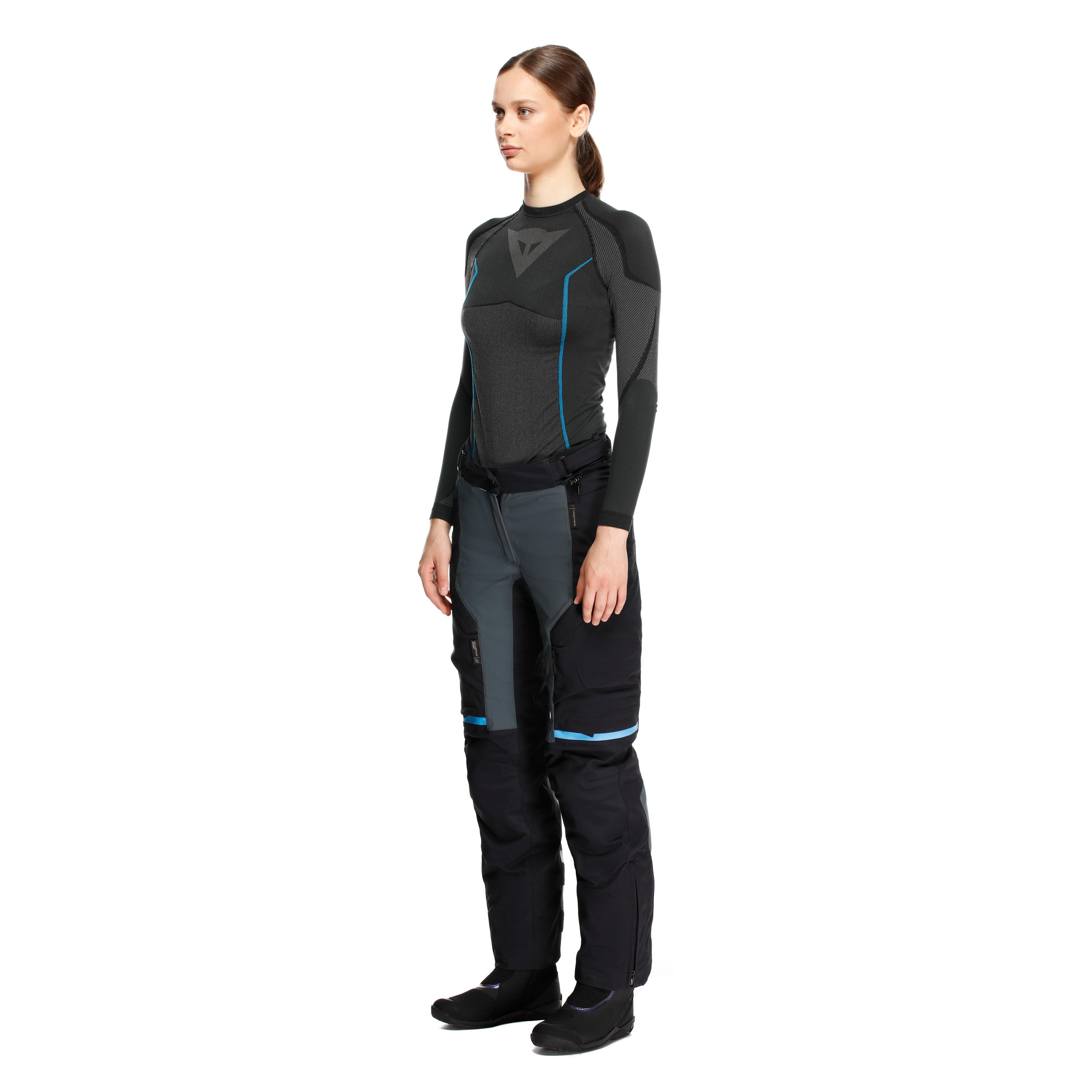 MANGEN ABS&Oslash;LUTESHELL&trade; PRO - WOMEN'S TOURING MOTORCYCLE PANTS - EBONY/BLACK - 17