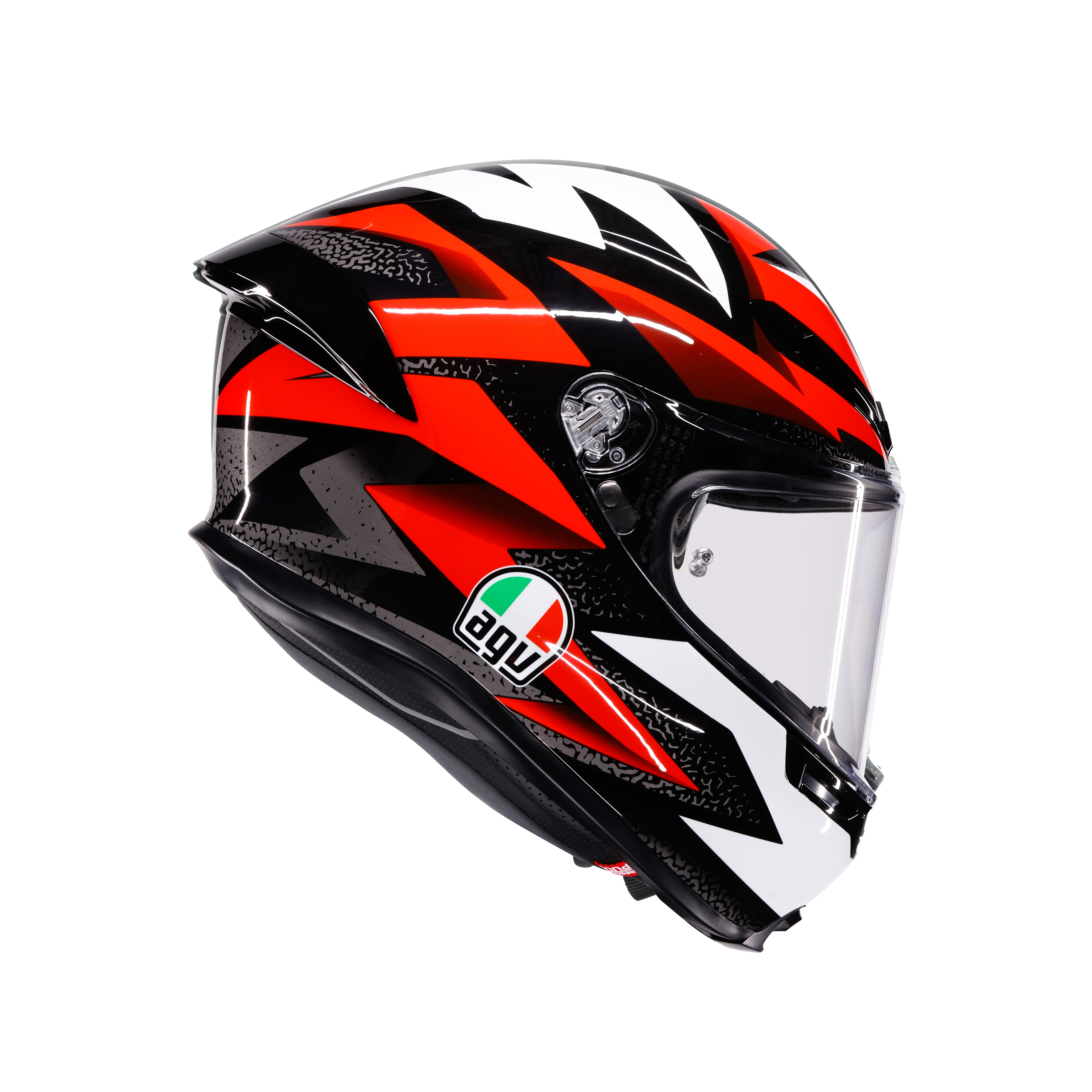 K6 S BRAVEN BLACK/RED/WHITE - CASCO MOTO INTEGRAL DOT (E2206) -  - 1