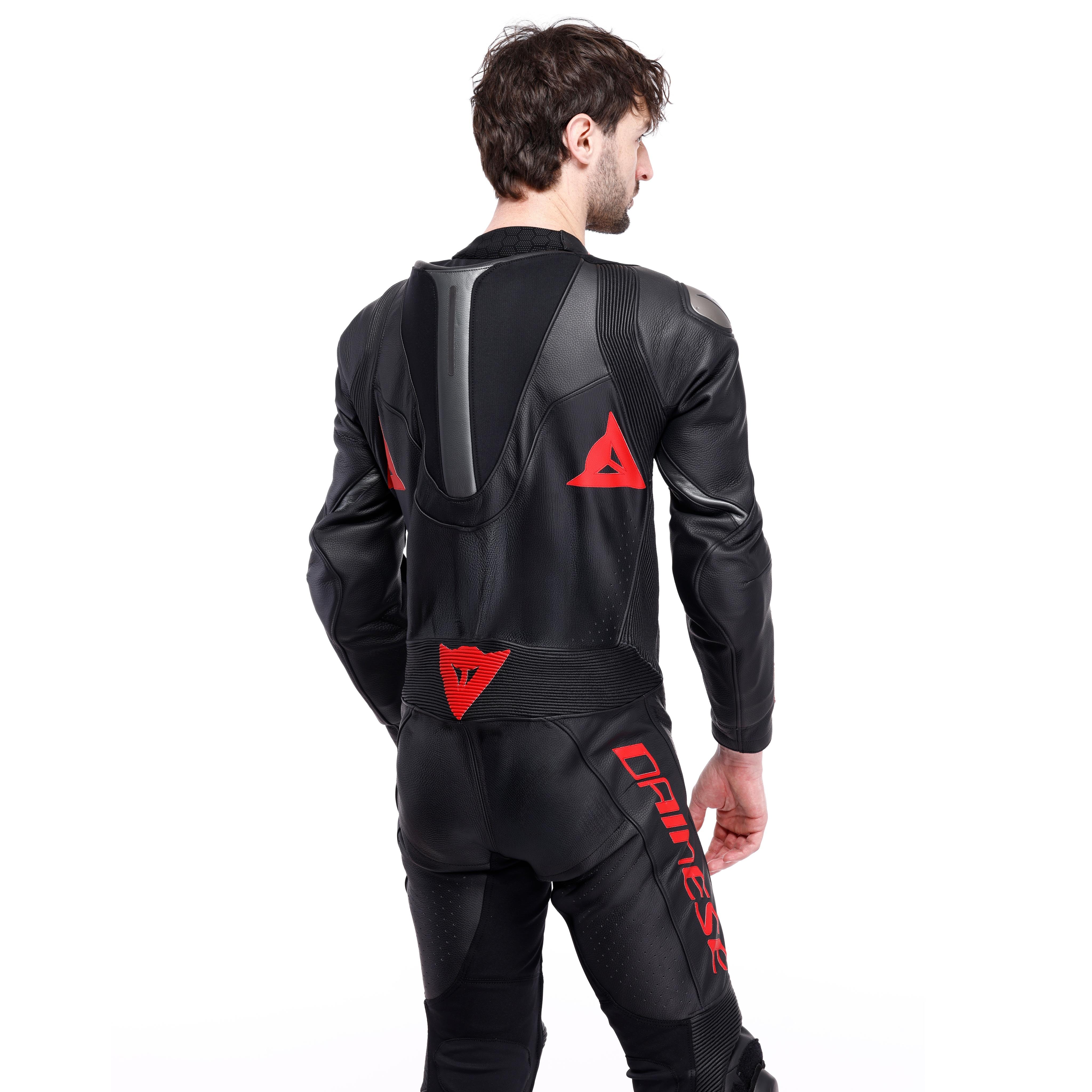 DEMON SPRINT - MEN'S ONE-PIECE PERFORATED LEATHER MOTORCYCLE SUIT