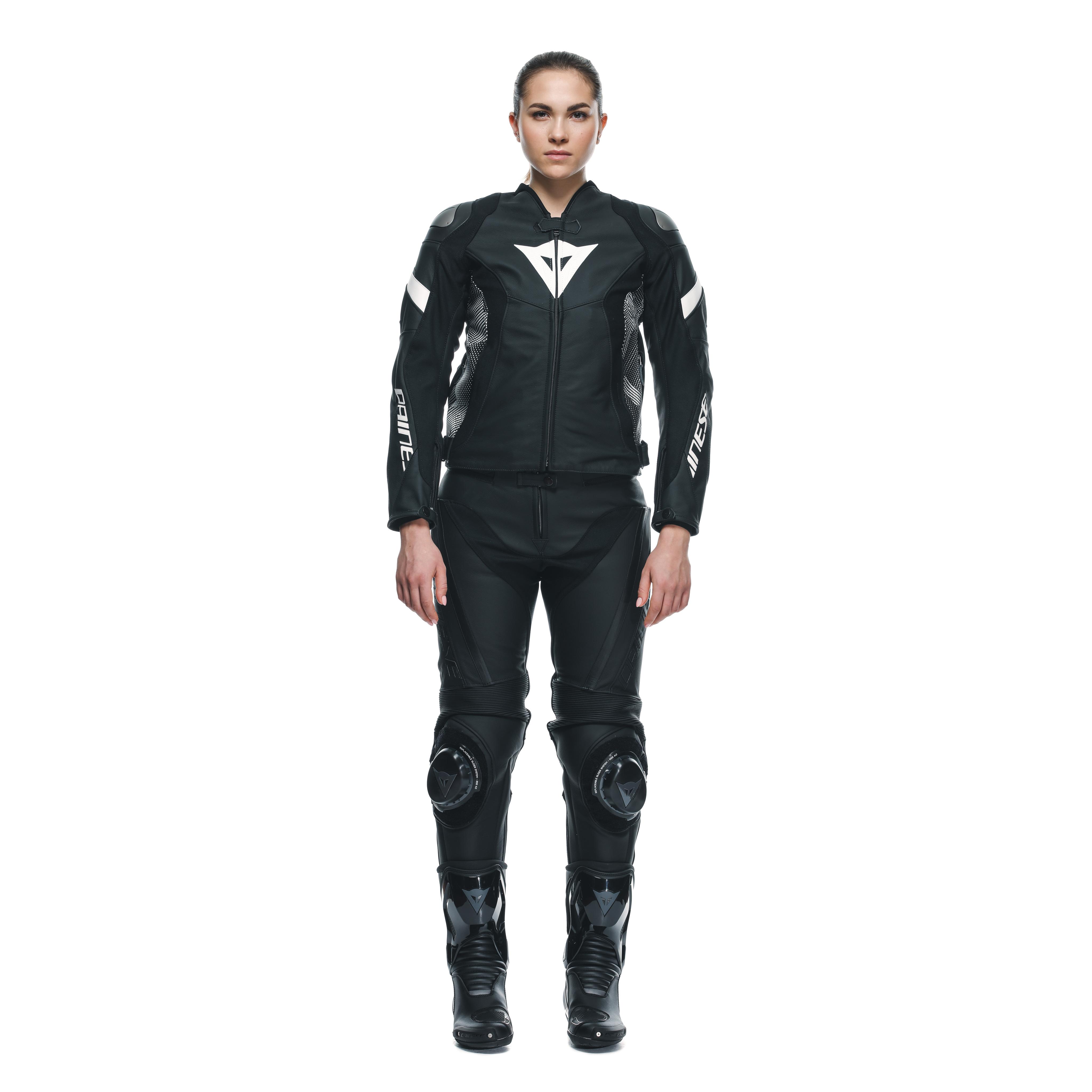 DELTA 4 LEATHER PANTS WMN - BLACK/BLACK - 3