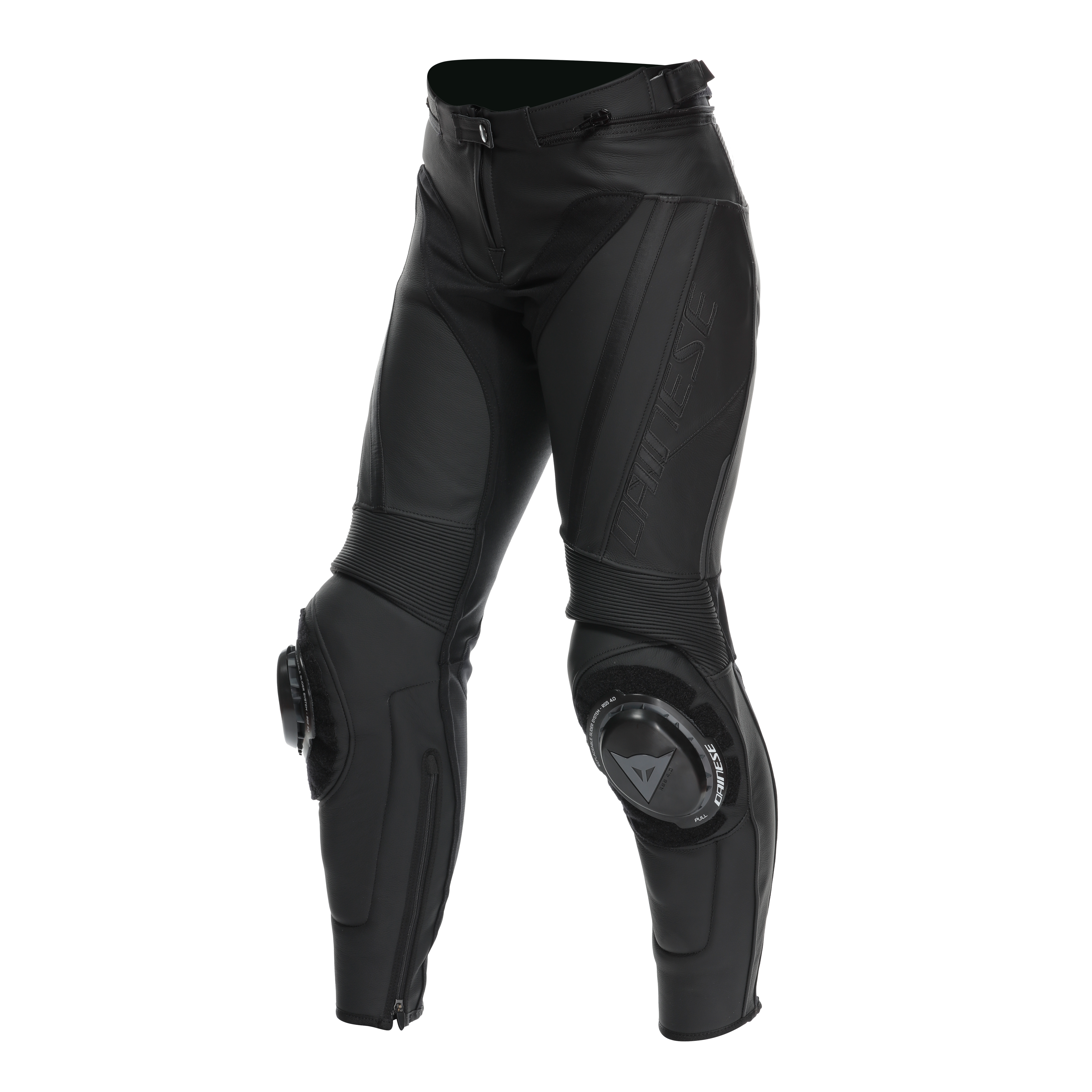 DELTA 4 LEATHER PANTS WMN - BLACK/BLACK - 1