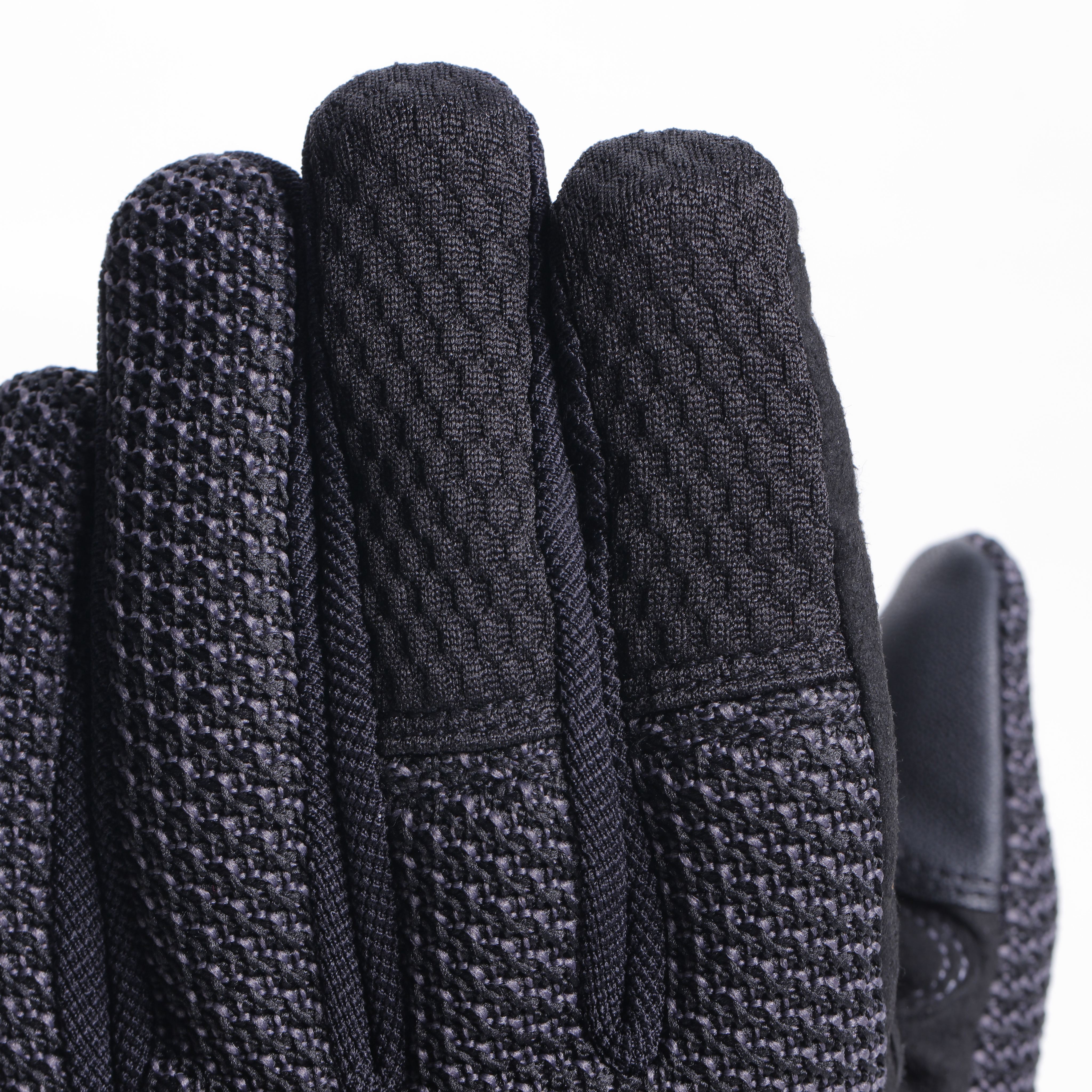 TORINO WOMAN GLOVES - BLACK/ANTHRACITE - 10