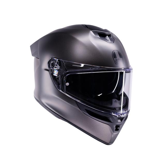 AGV - K5 Mono Matt Asfalto Grey - Casque Moto Intégral E2206, Unisex, Taille: Xxl